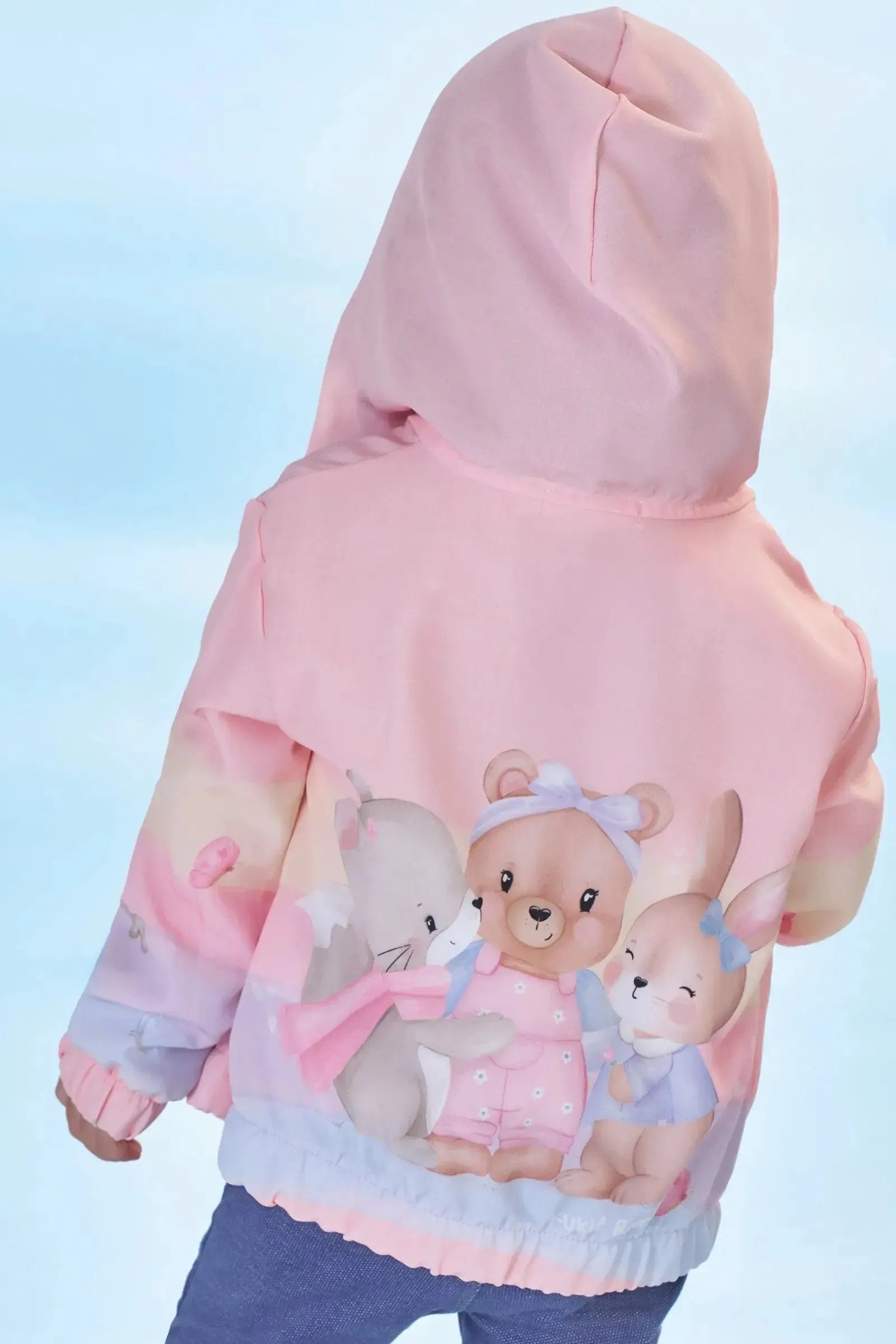 Jaqueta Corta Vento em Nylon Ergonomic com Elastano 90878 Kukiê Bebê Menina