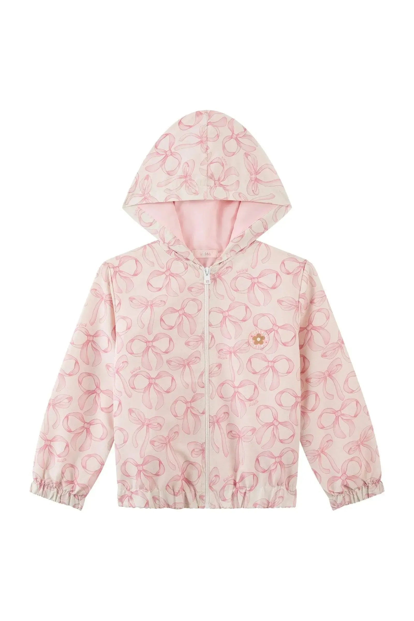 Jaqueta Corta Vento em Nylon Forrada 89878 Kukiê Infantil Menina