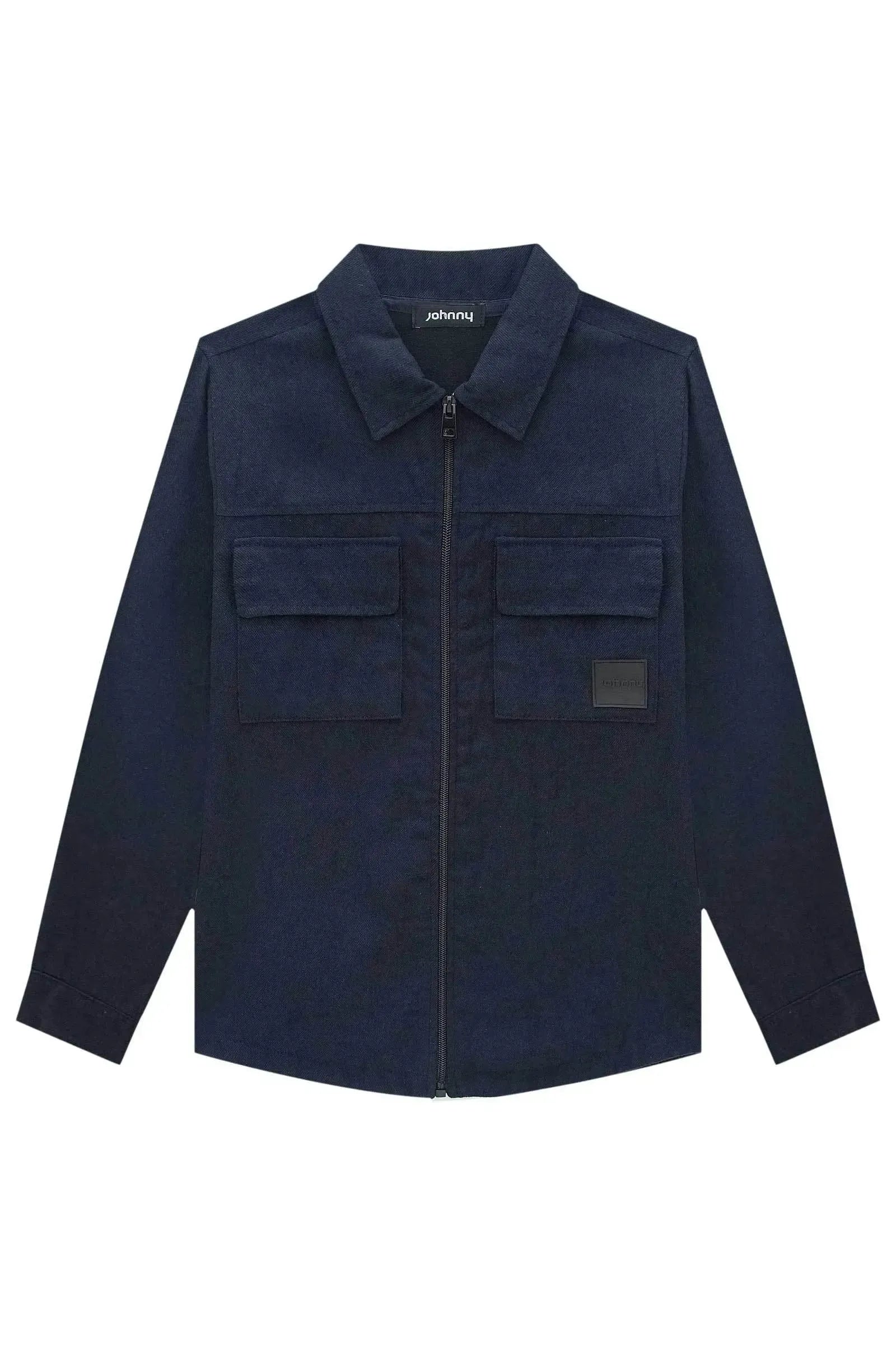 Jaqueta em Flanela Melange 90961 Johnny Fox Teen Menino