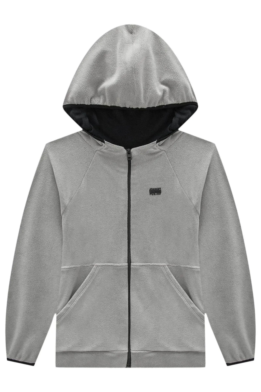 Jaqueta Fleece Menino Johnny Fox Cinza com Elastano