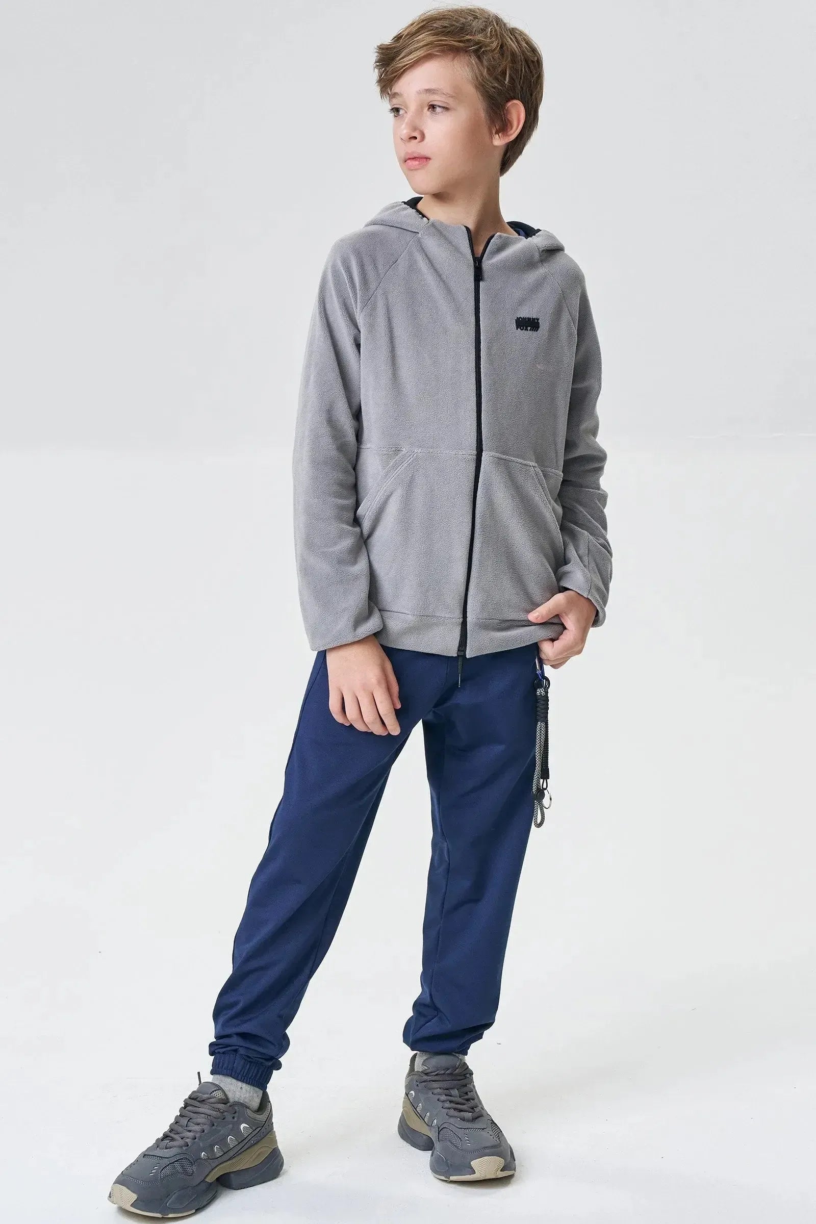Jaqueta em Fleece com Elastano 90178 Johnny Fox Teen Menino