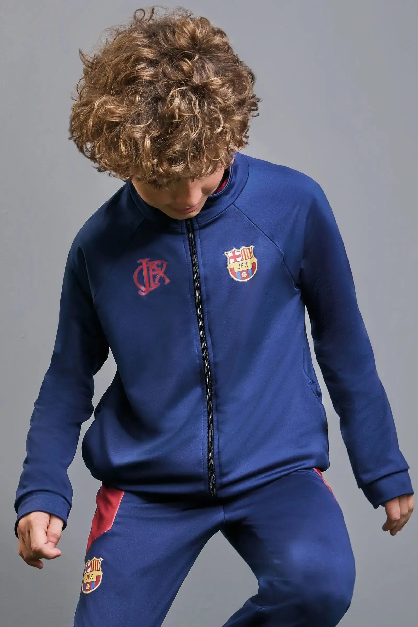 Jaqueta em Malha Termoskin com Elastano 92938 Johnny Fox Teen Menino