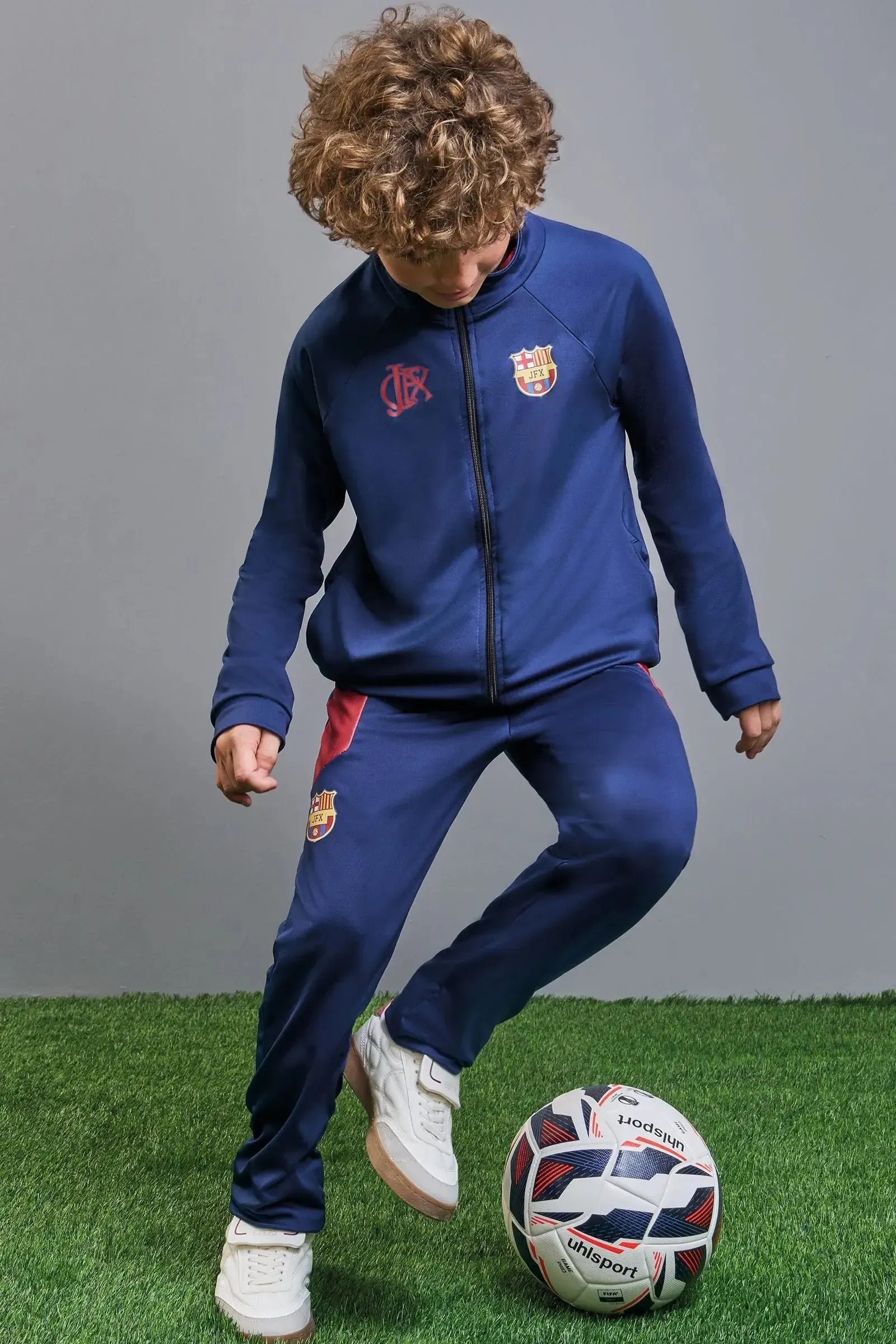 Jaqueta em Malha Termoskin com Elastano 92938 Johnny Fox Teen Menino