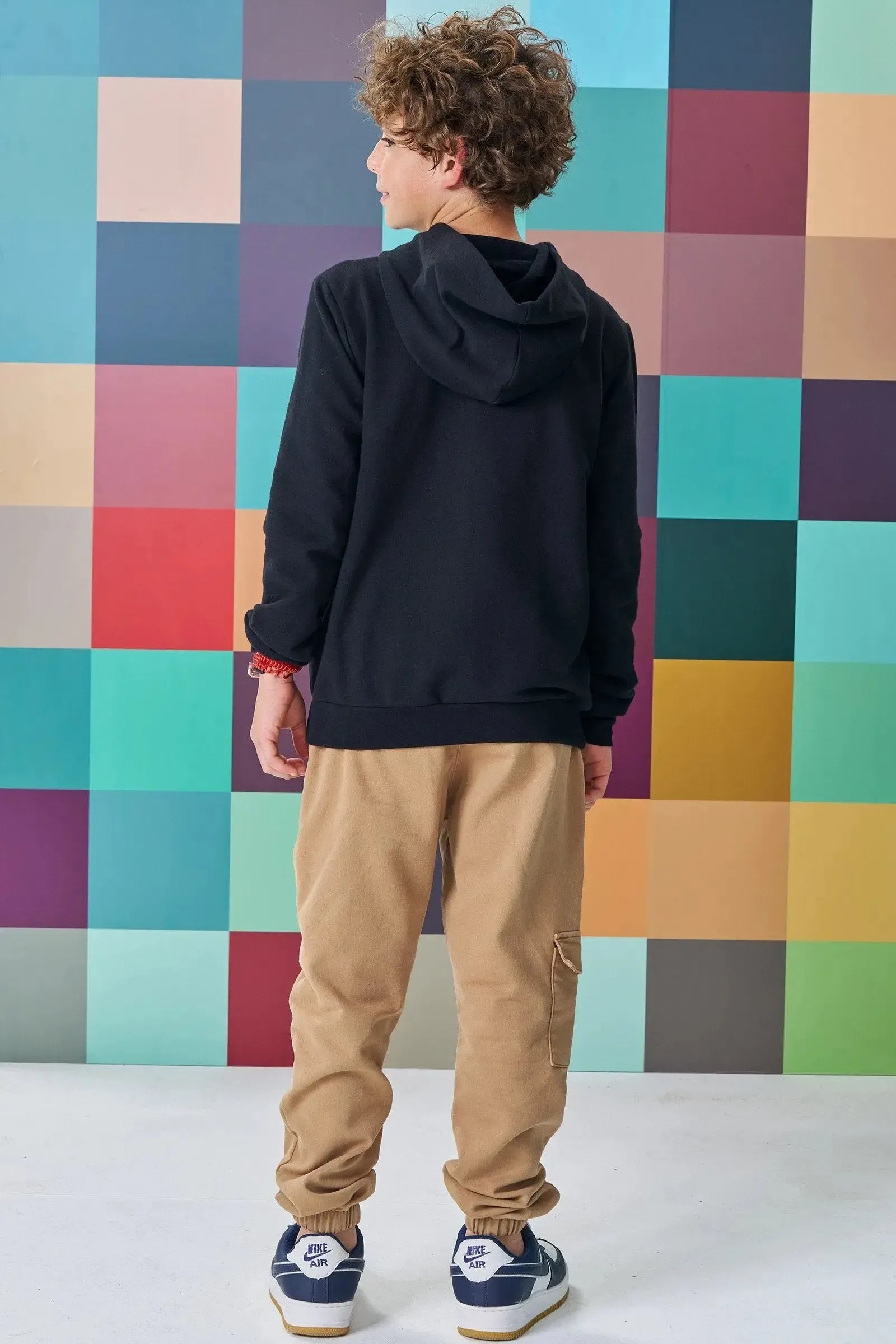 Jaqueta em Moletom sem Pelúcia 89131 Johnny Fox Teen Menino