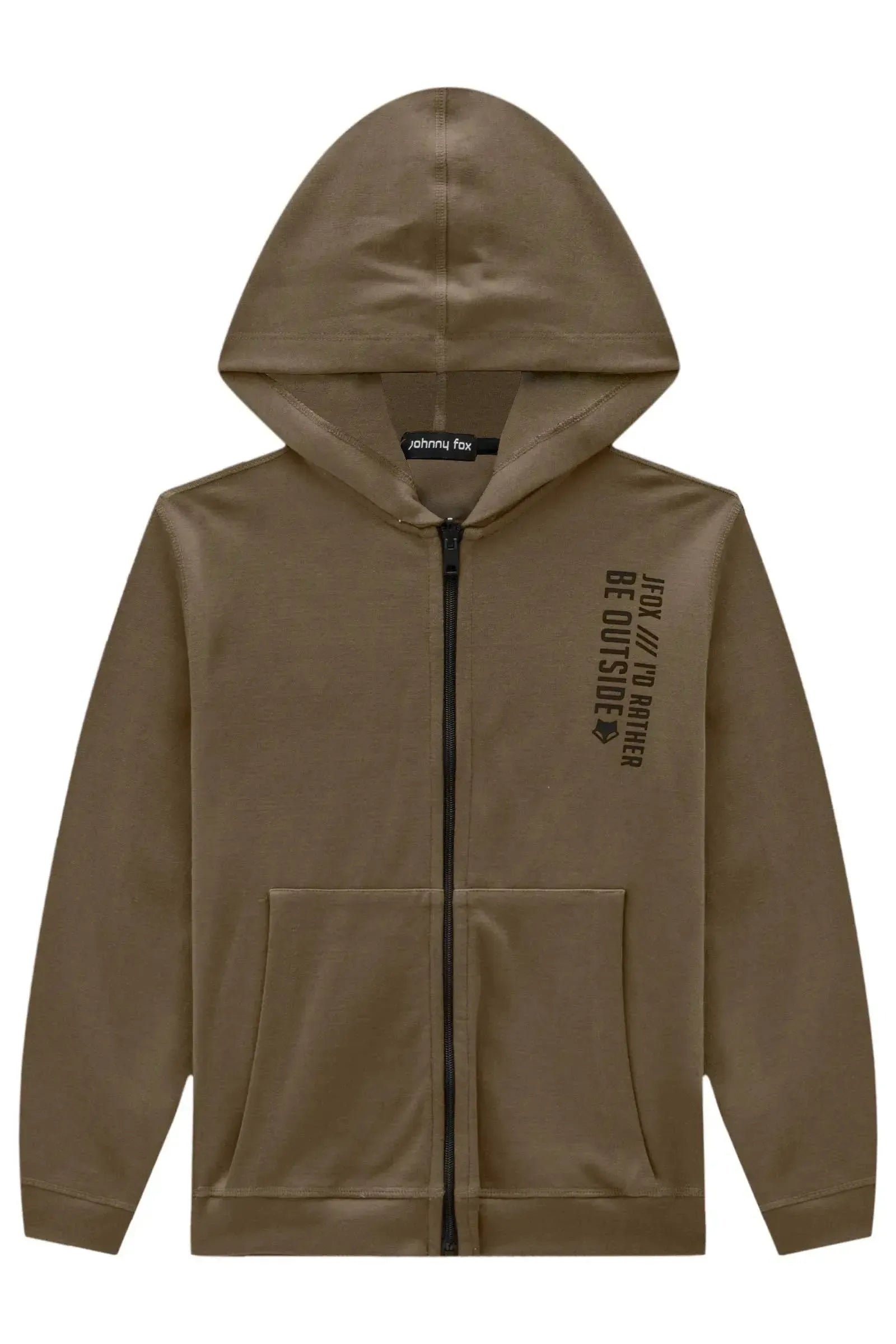 Jaqueta em Moletom sem Pelúcia 90184 Johnny Fox Teen Menino