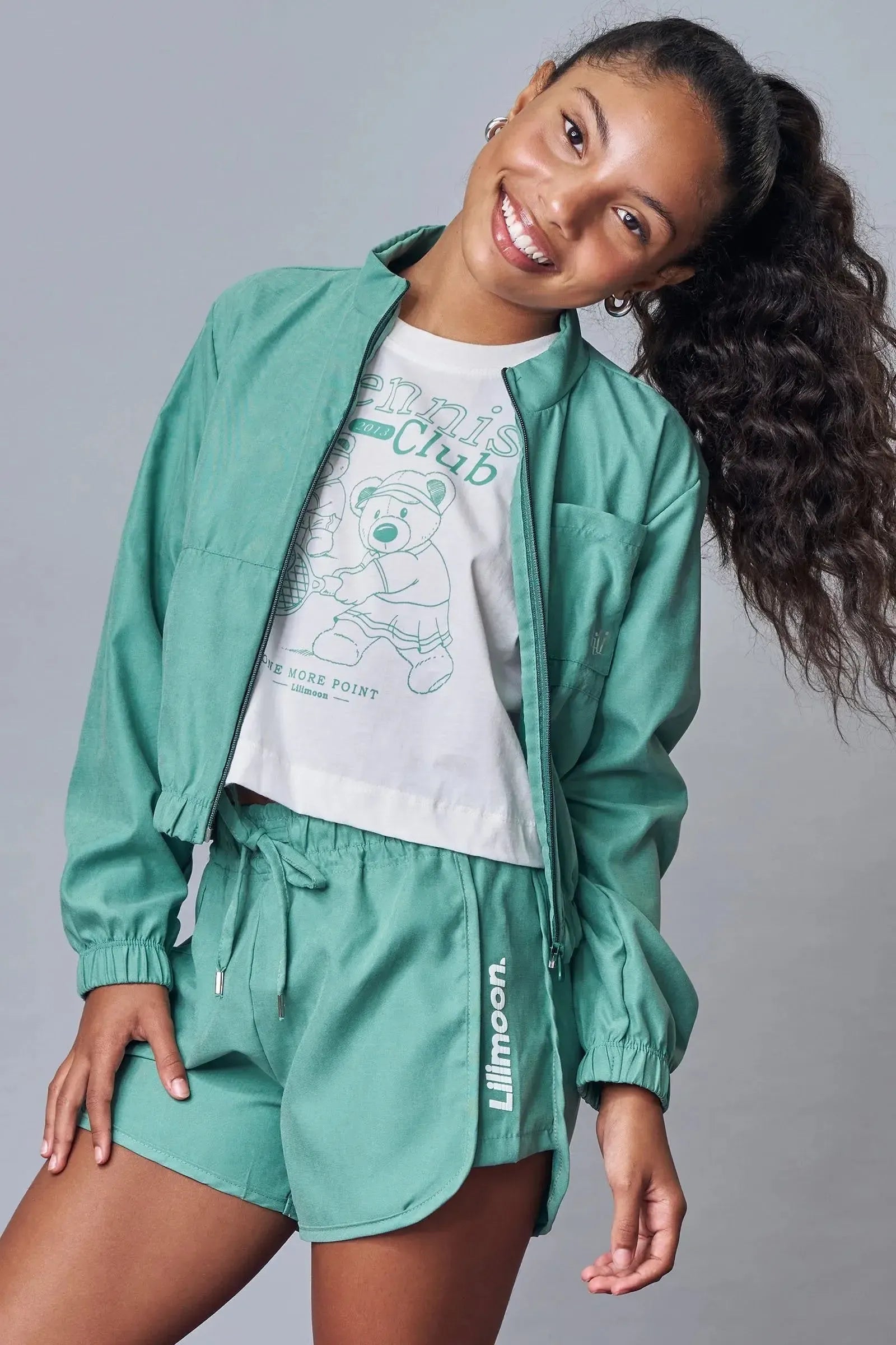 Jaqueta em Nylon Taslon 92289 Lilimoon Teen Menina