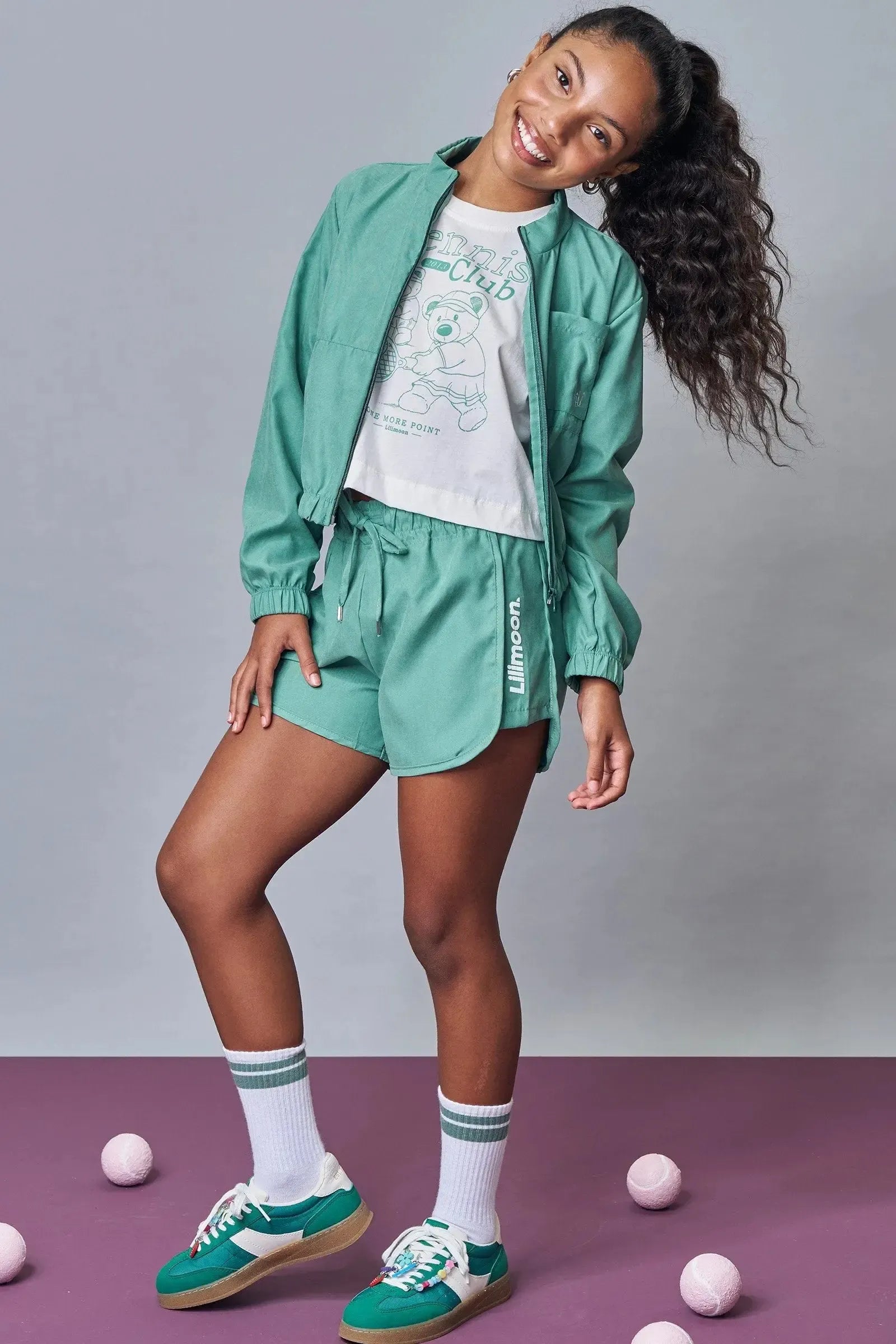 Jaqueta em Nylon Taslon 92289 Lilimoon Teen Menina