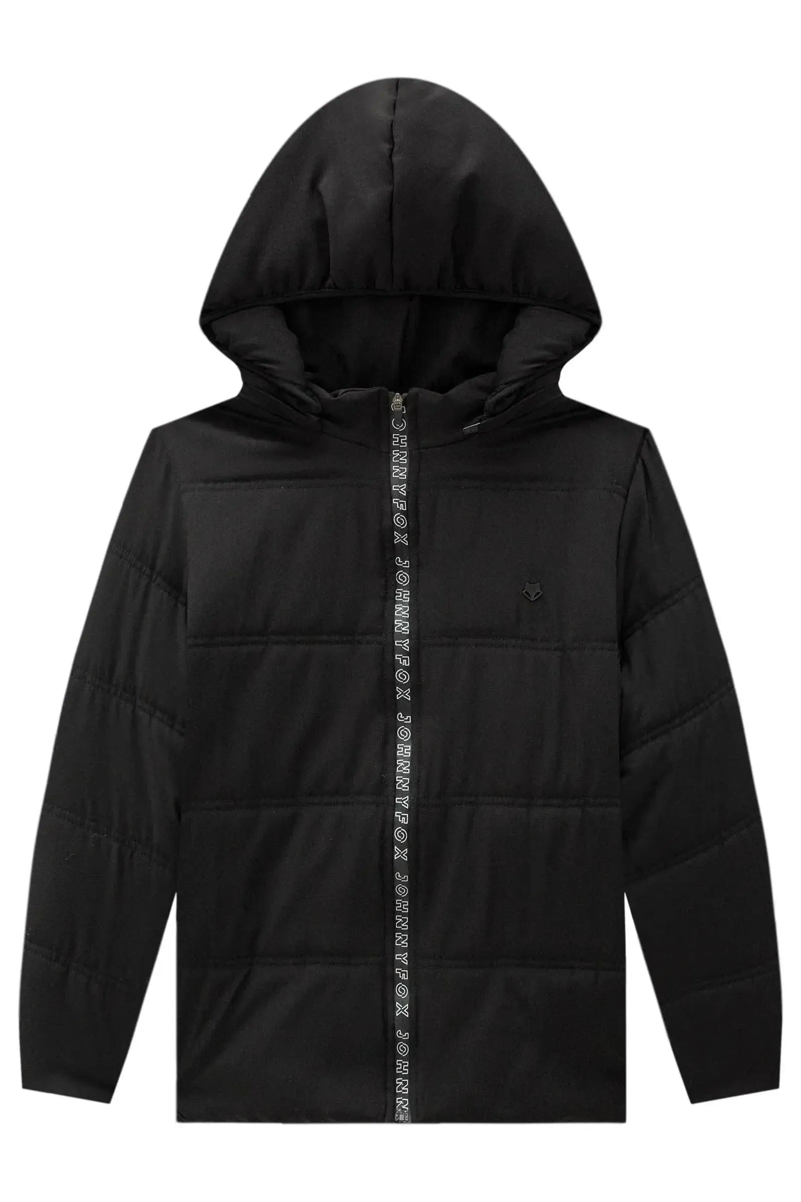 Jaqueta Puffer com Capuz Removível em Nylon Hidronatic com Elastano 89784 Johnny Fox Teen Menino
