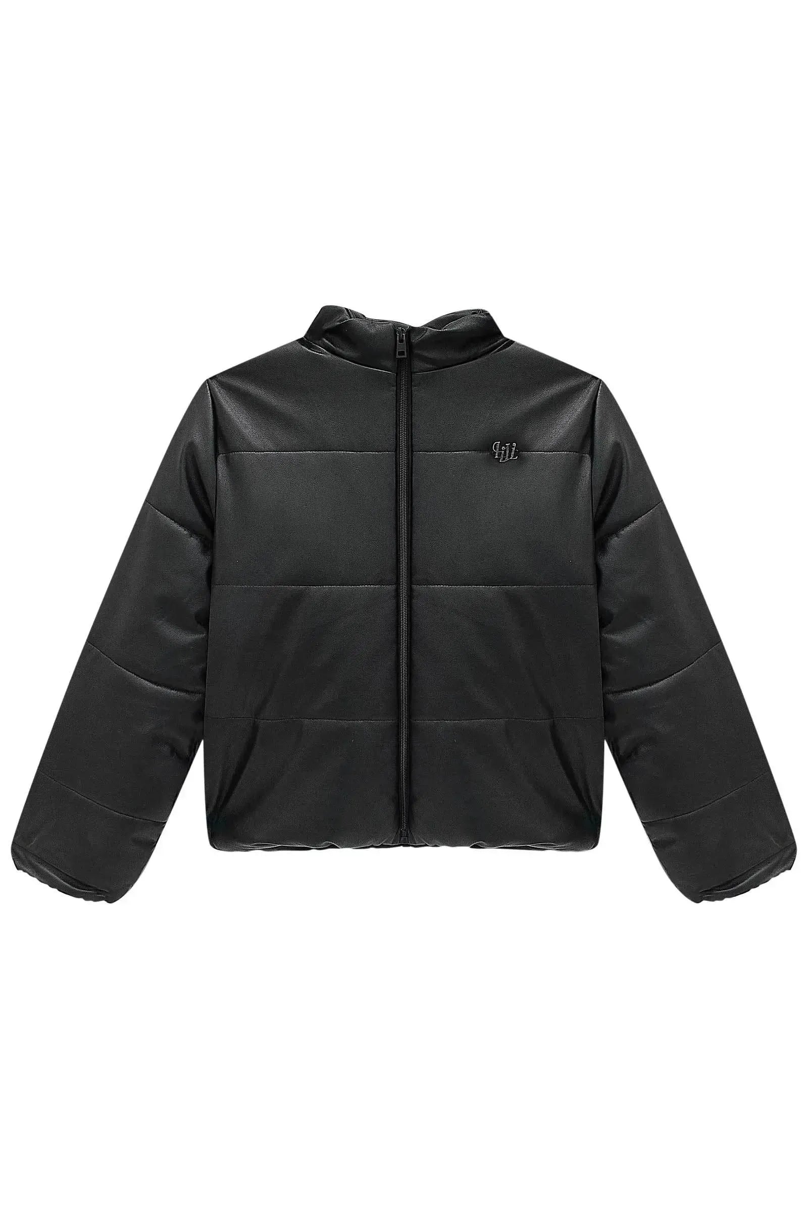 Jaqueta Puffer em Couro Sintético 89332 Lilimoon Teen Menina