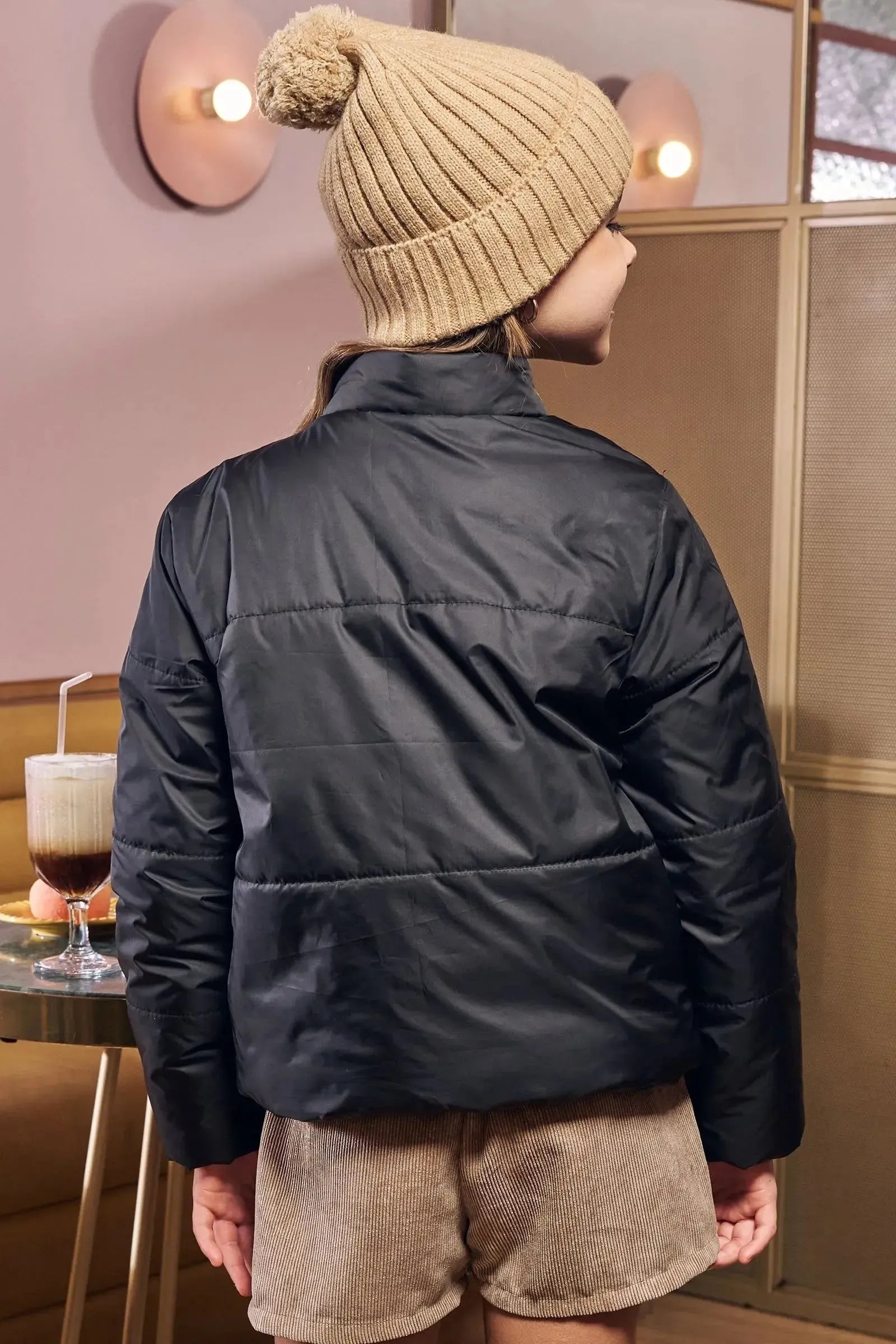 Jaqueta Puffer em Nylon 89427 Vic&Vicky Teen Menina