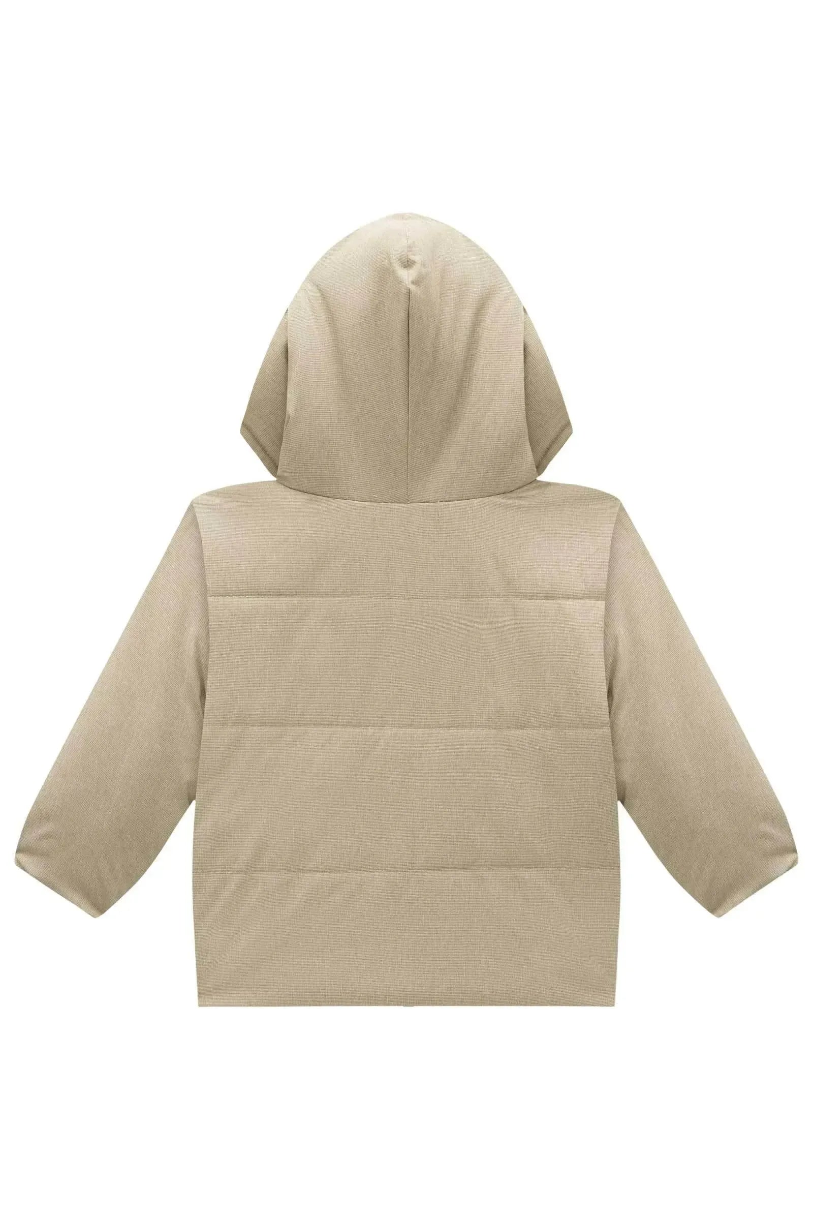 Jaqueta Puffer Reversivel em Nylon Mesclado e Forro em Malha Fresh 89780 LucBoo Bebê Menino