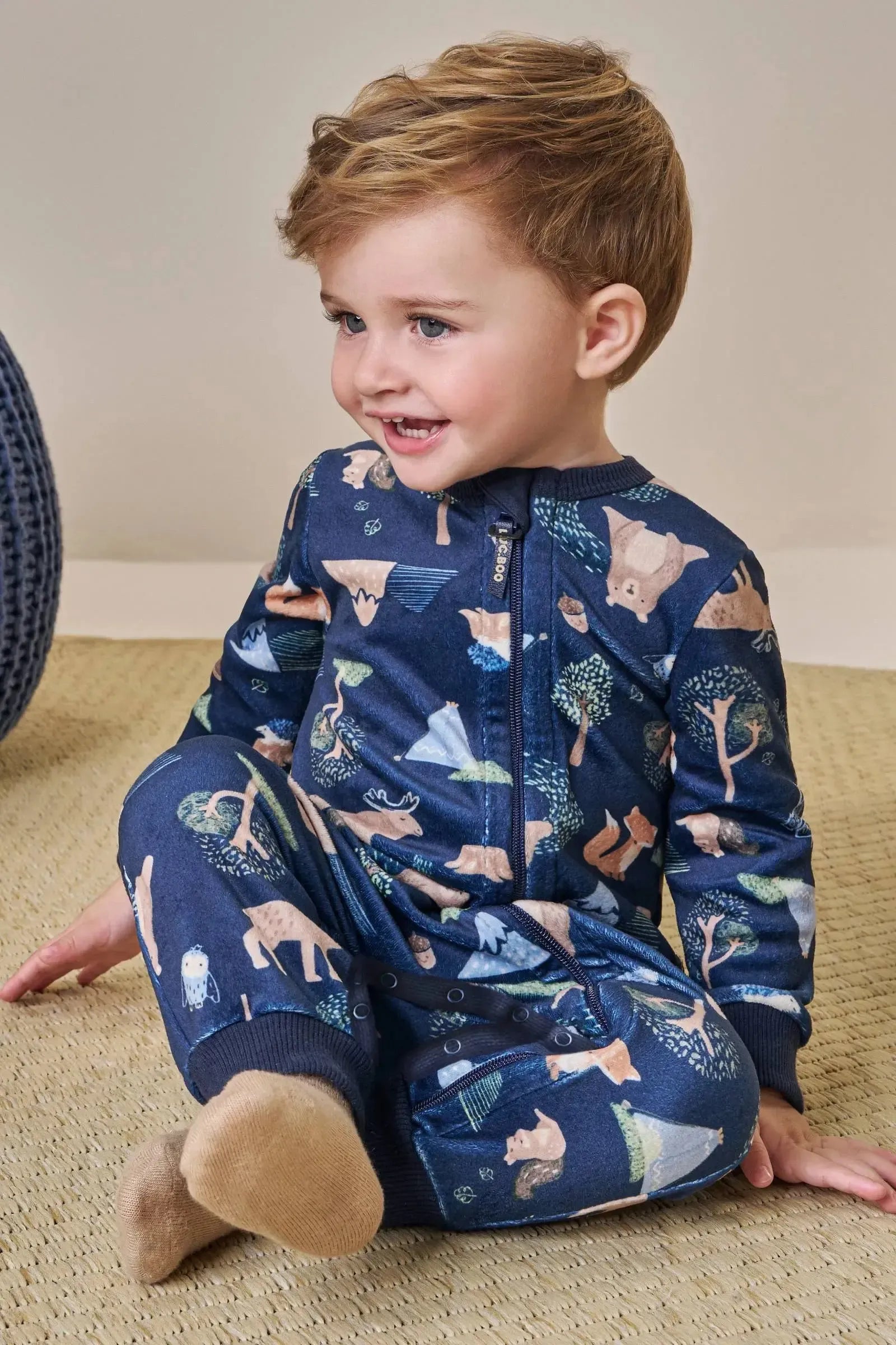 Macacão em Fleece Luxo 91729 LucBoo Bebê Menino