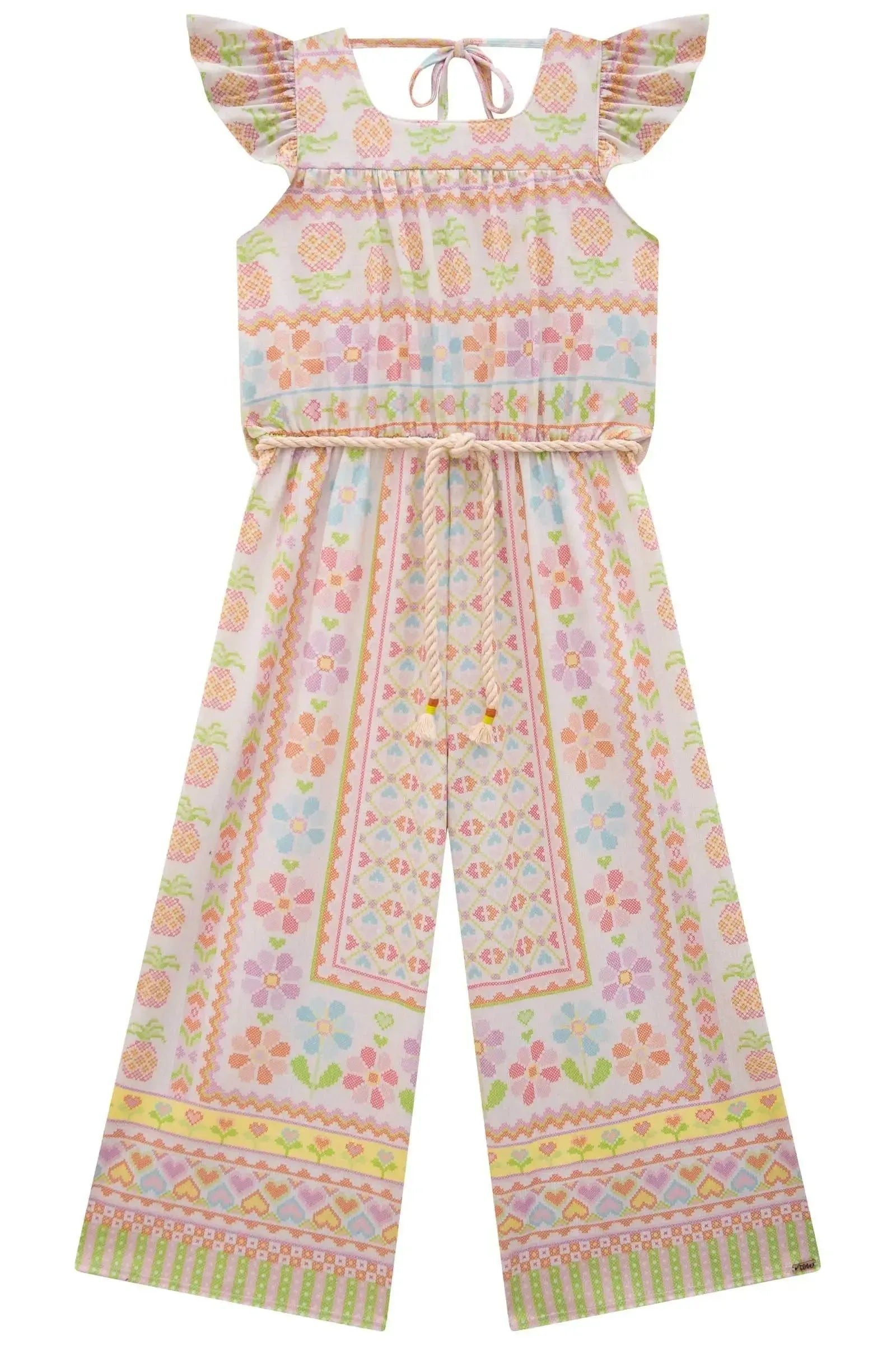 Macacão em Malha Fresh 82959 Infanti Infantil Menina