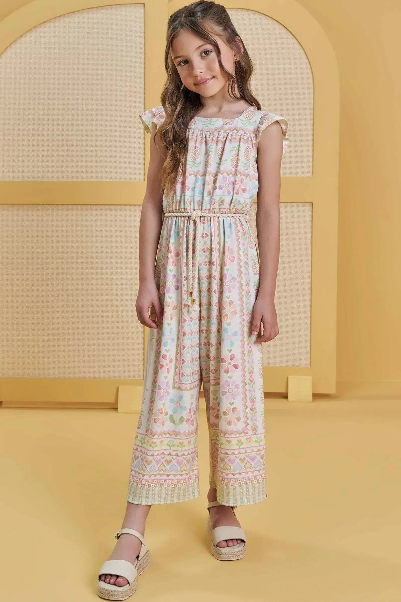 Macacão em Malha Fresh 82959 Infanti Infantil Menina