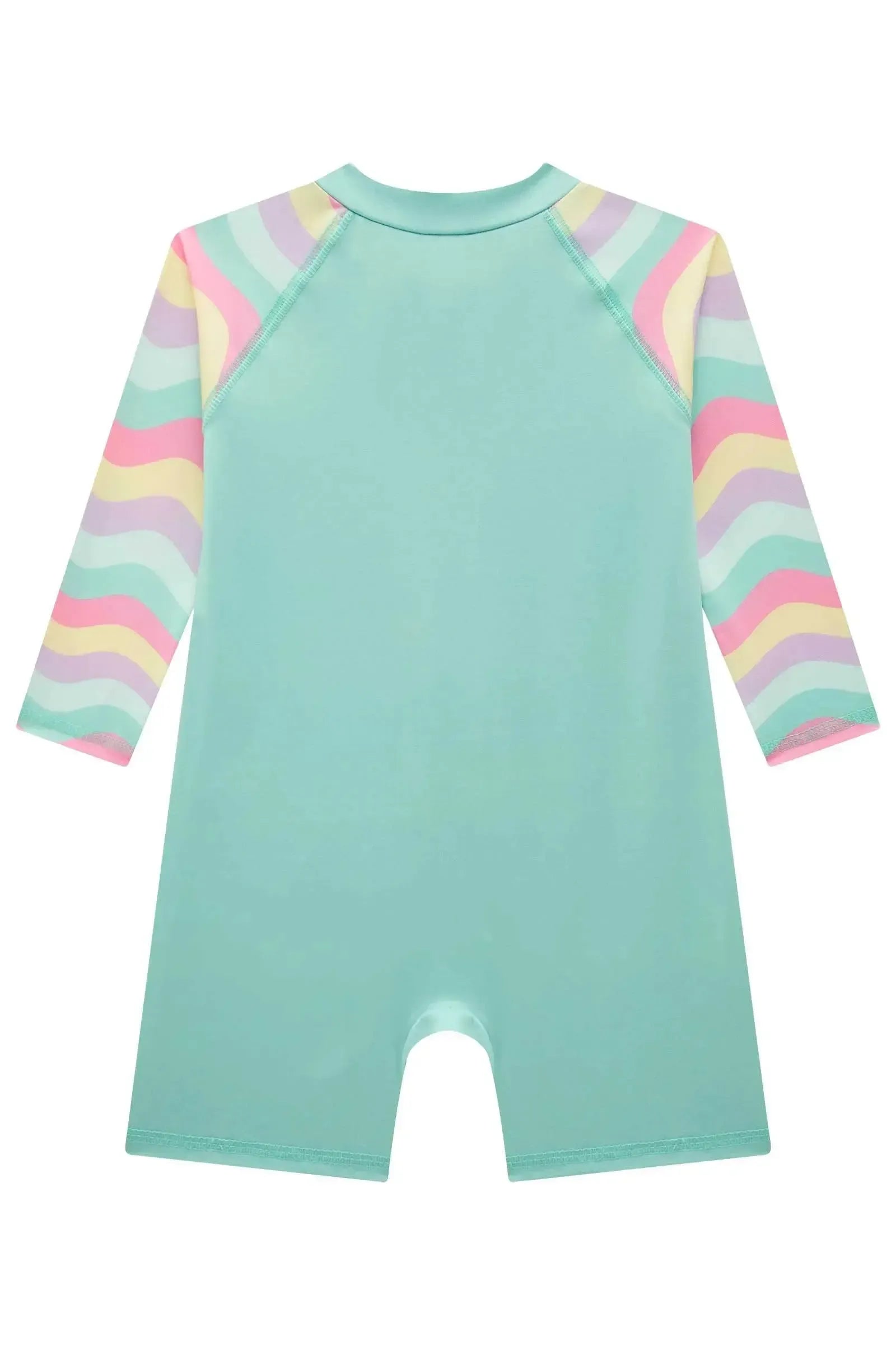 Macacão em Malha UV Dry com Proteção UV 50+ 95666 Infanti Bebê Menina