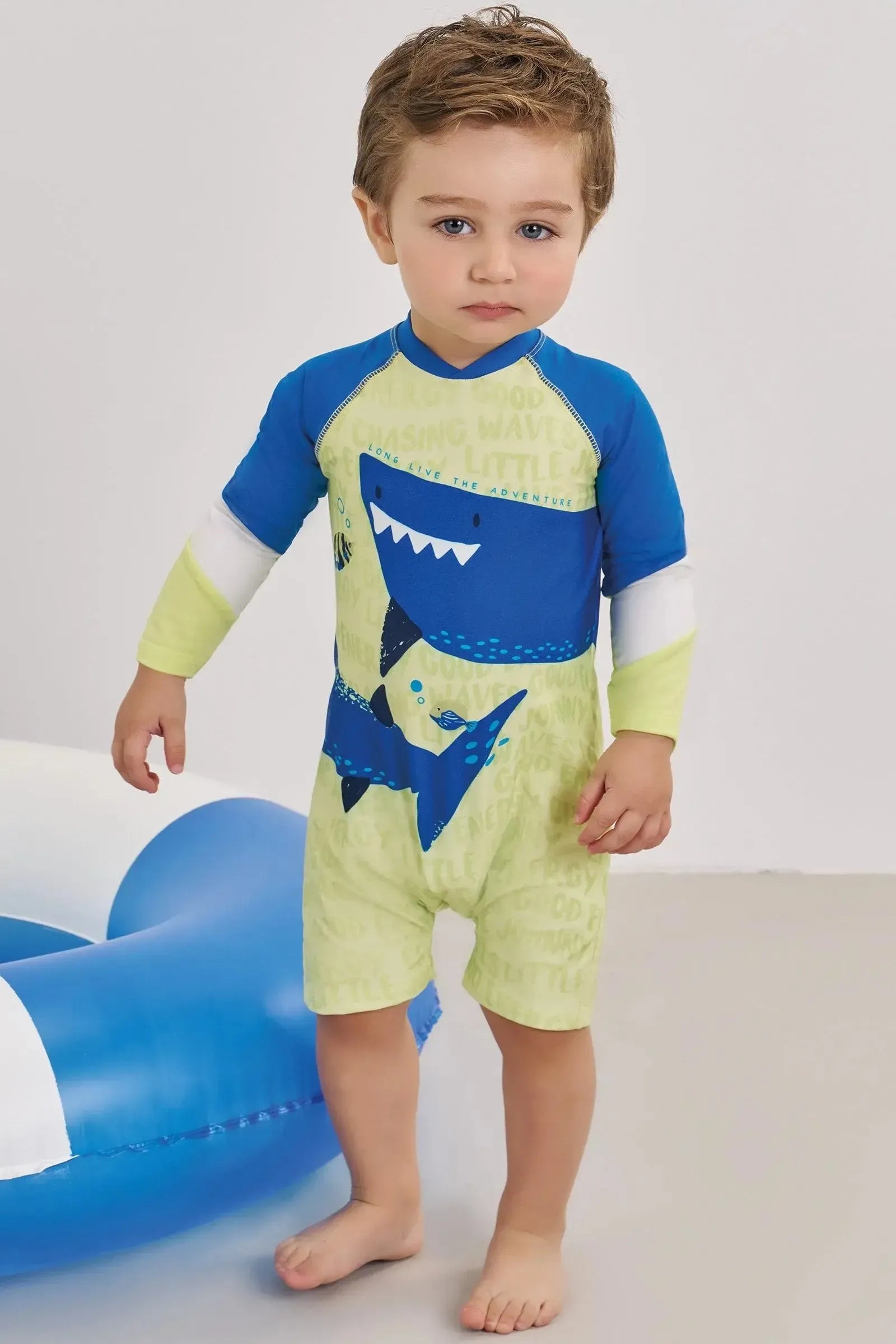 Macacão em Malha Uv Dry com Proteção UV50+ 88279 Johnny Fox Bebê Menino