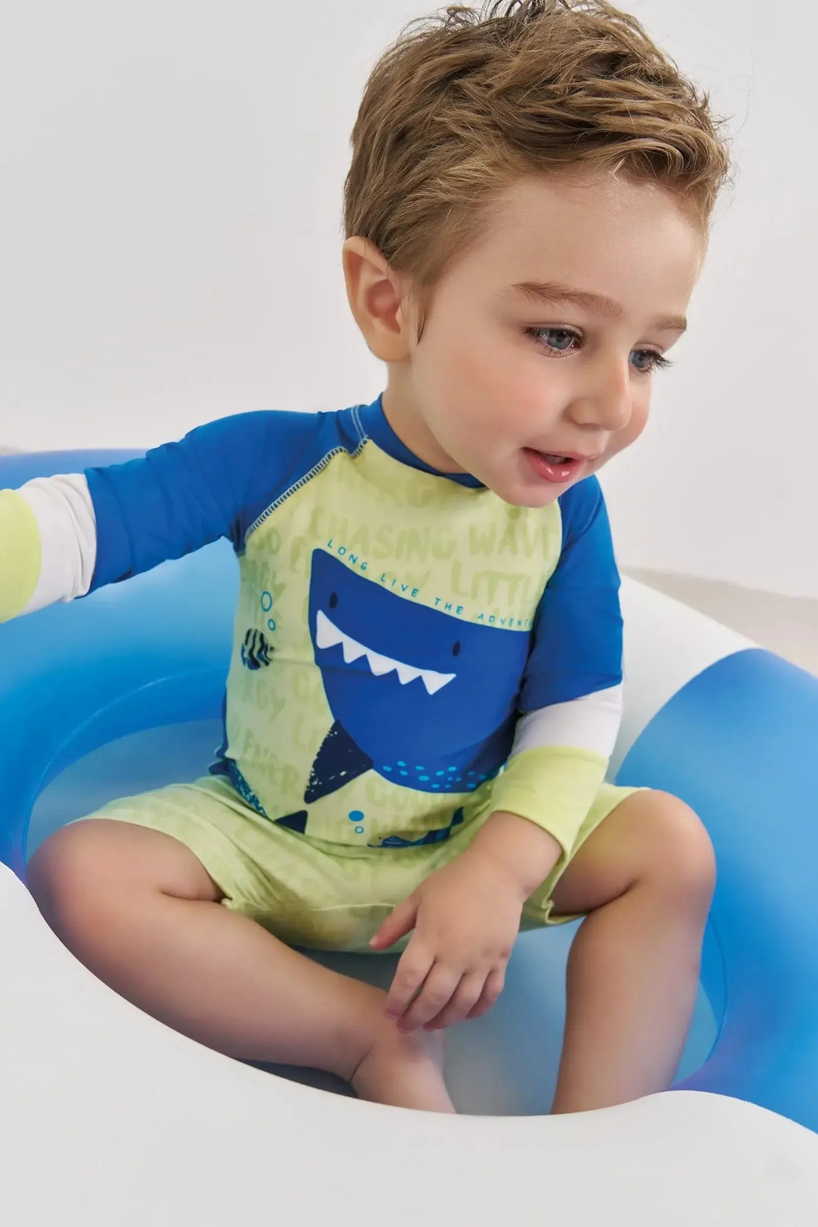 Macacão em Malha Uv Dry com Proteção UV50+ 88279 Johnny Fox Bebê Menino