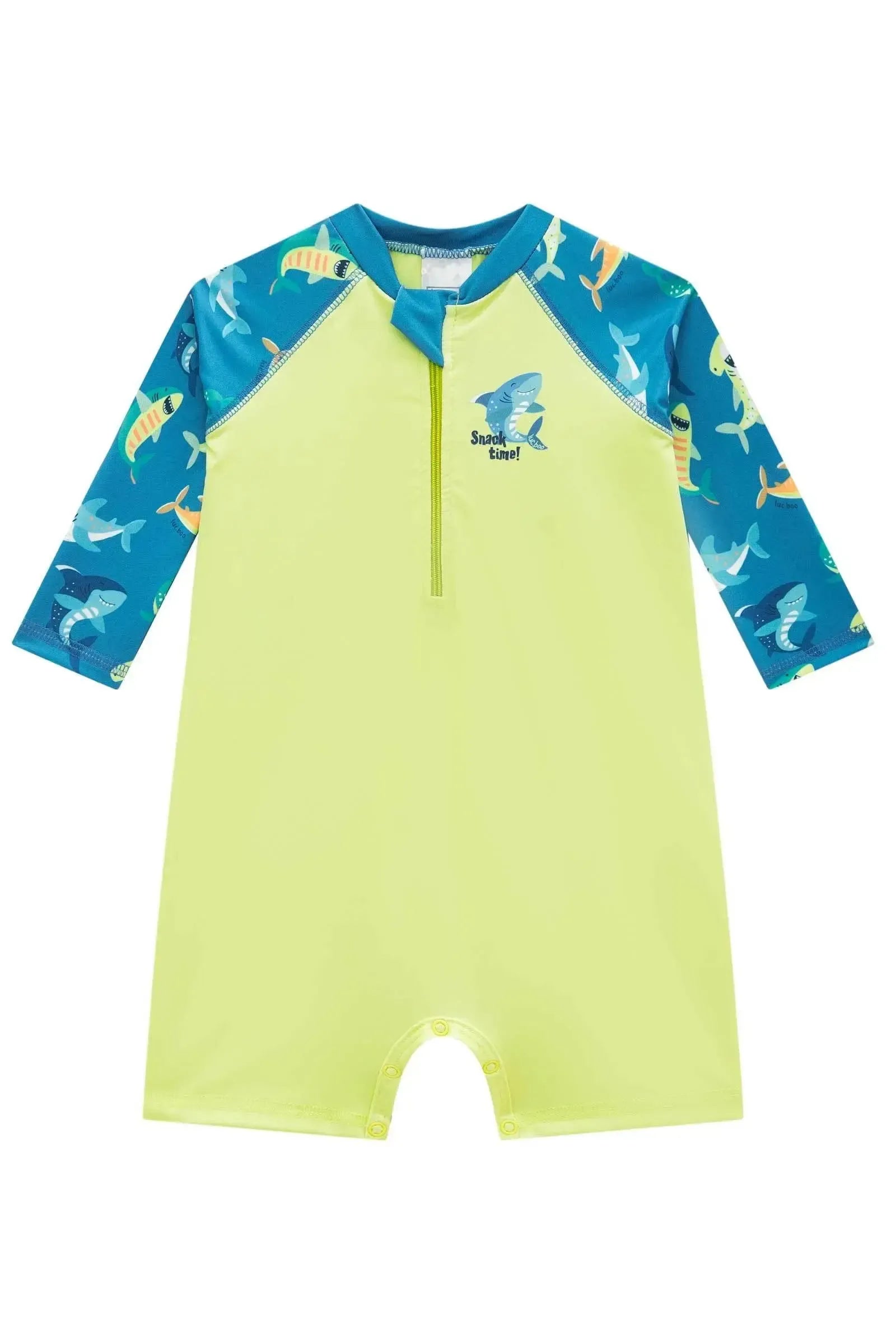 Macacão em Malha UV Dry com Proteção UV50+ 95469 LucBoo Bebê Menino