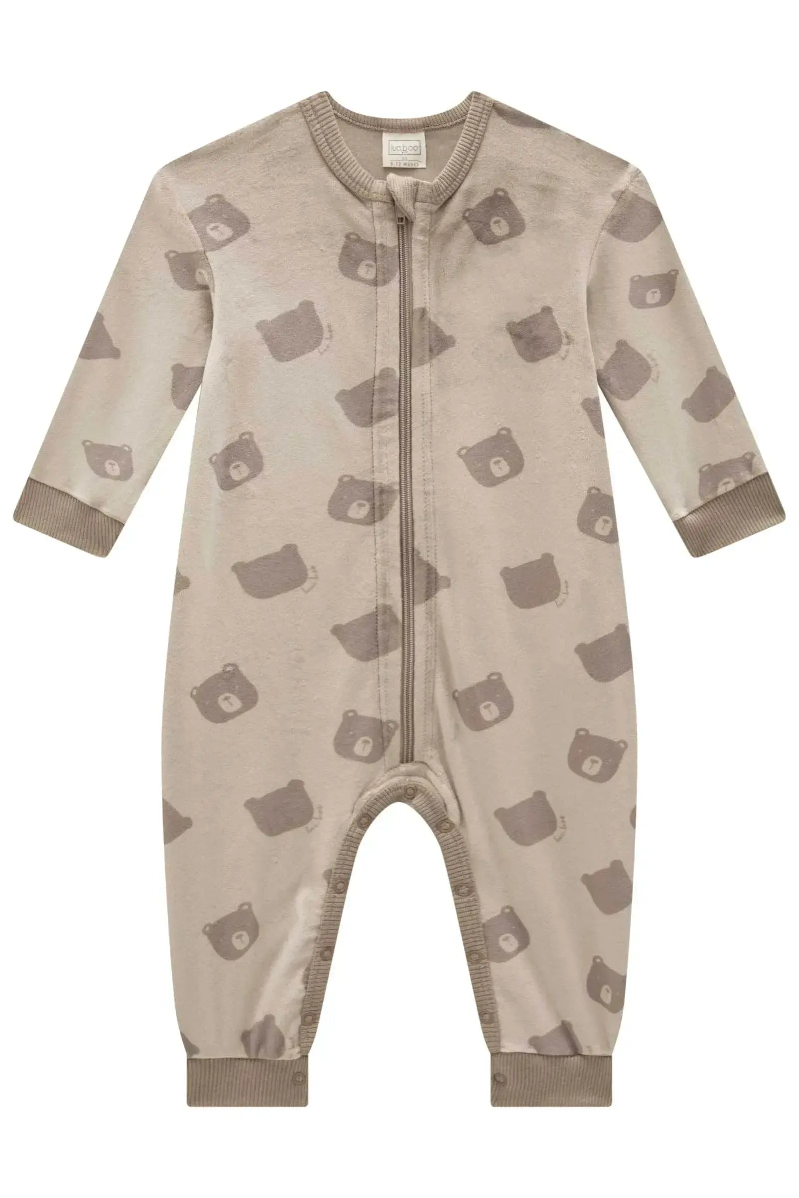 Macacão em Soft Plush com Elastano 89500 LucBoo Bebê Menino