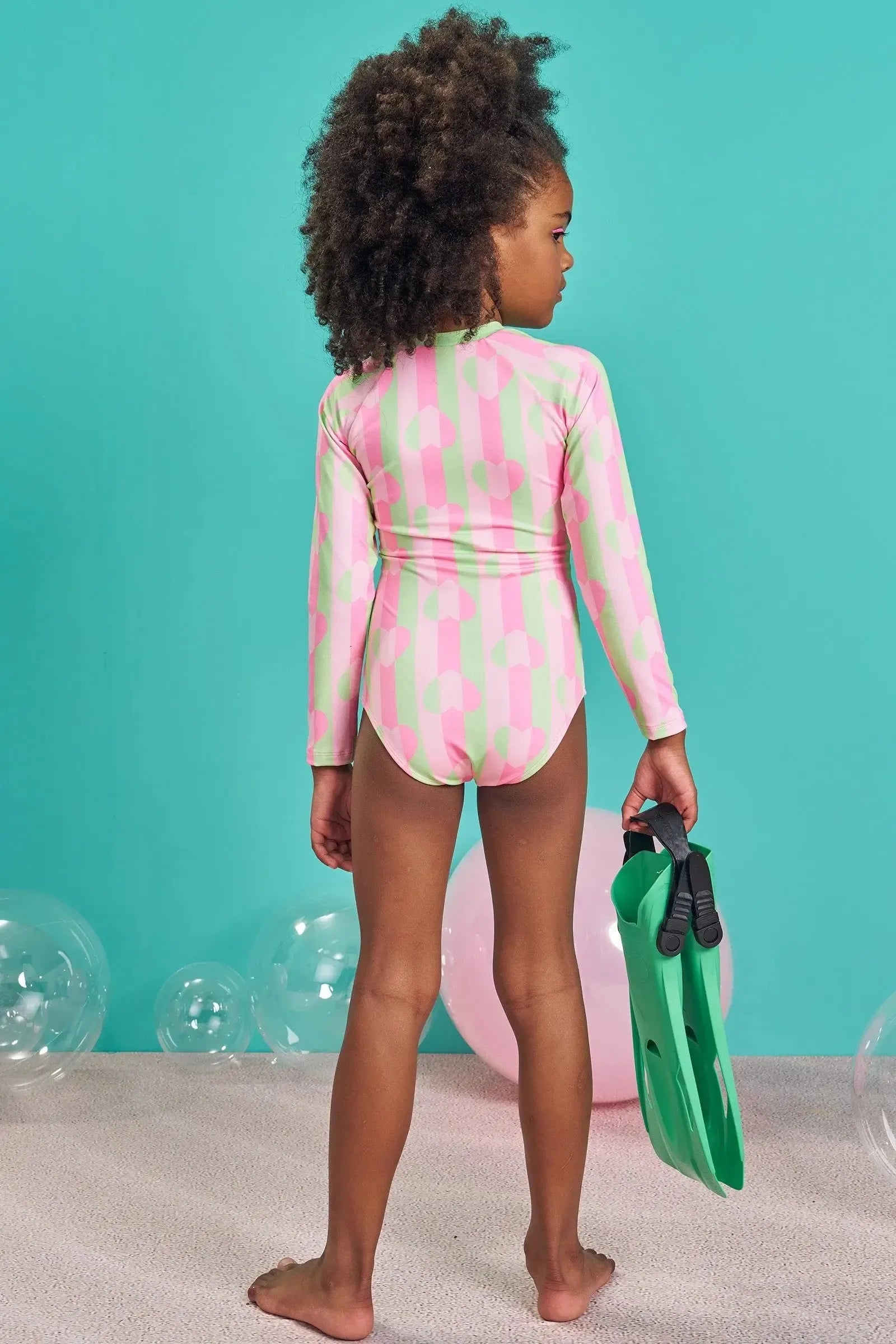 Maiô em Malha com Proteção UV 50+ 83562 Kukiê Infantil Menina