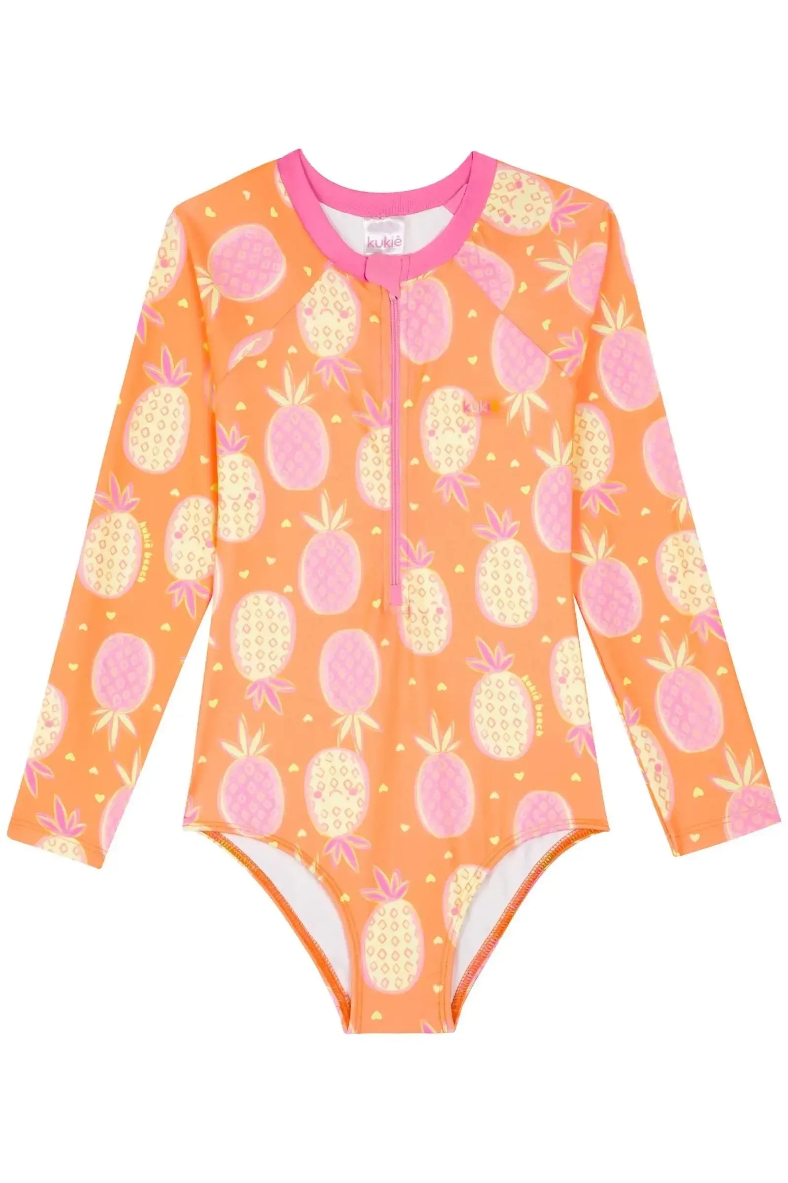 Maiô em Malha com Proteção UV 50+ 83562 Kukiê Infantil Menina