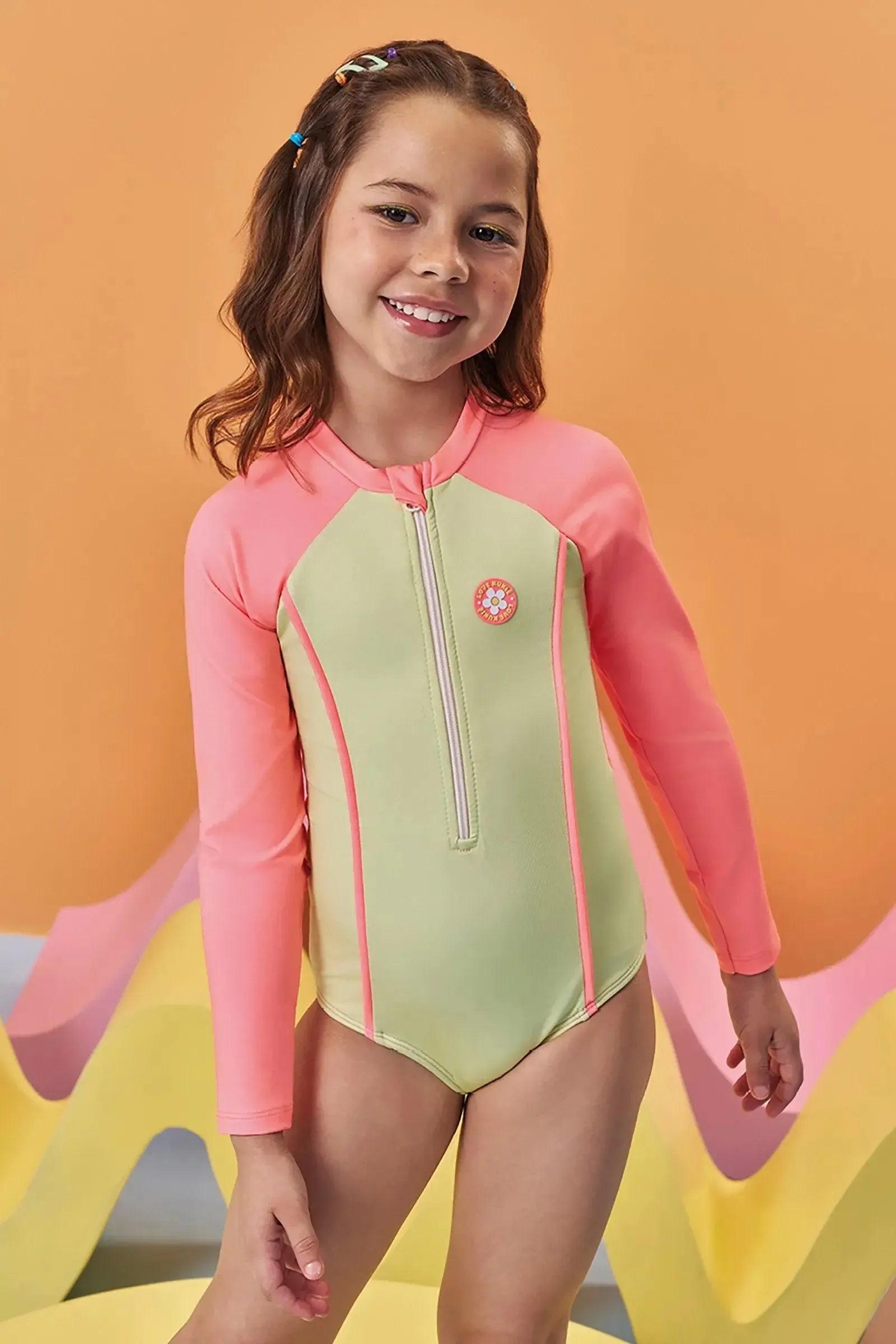 Maio em Malha com Proteção UV50+ 96099 Kukiê Infantil Menina