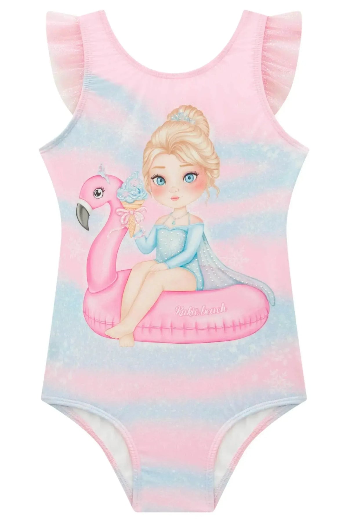 Maiô em Malha com Proteção UV50+ 99555 Kukiê Infantil Menina