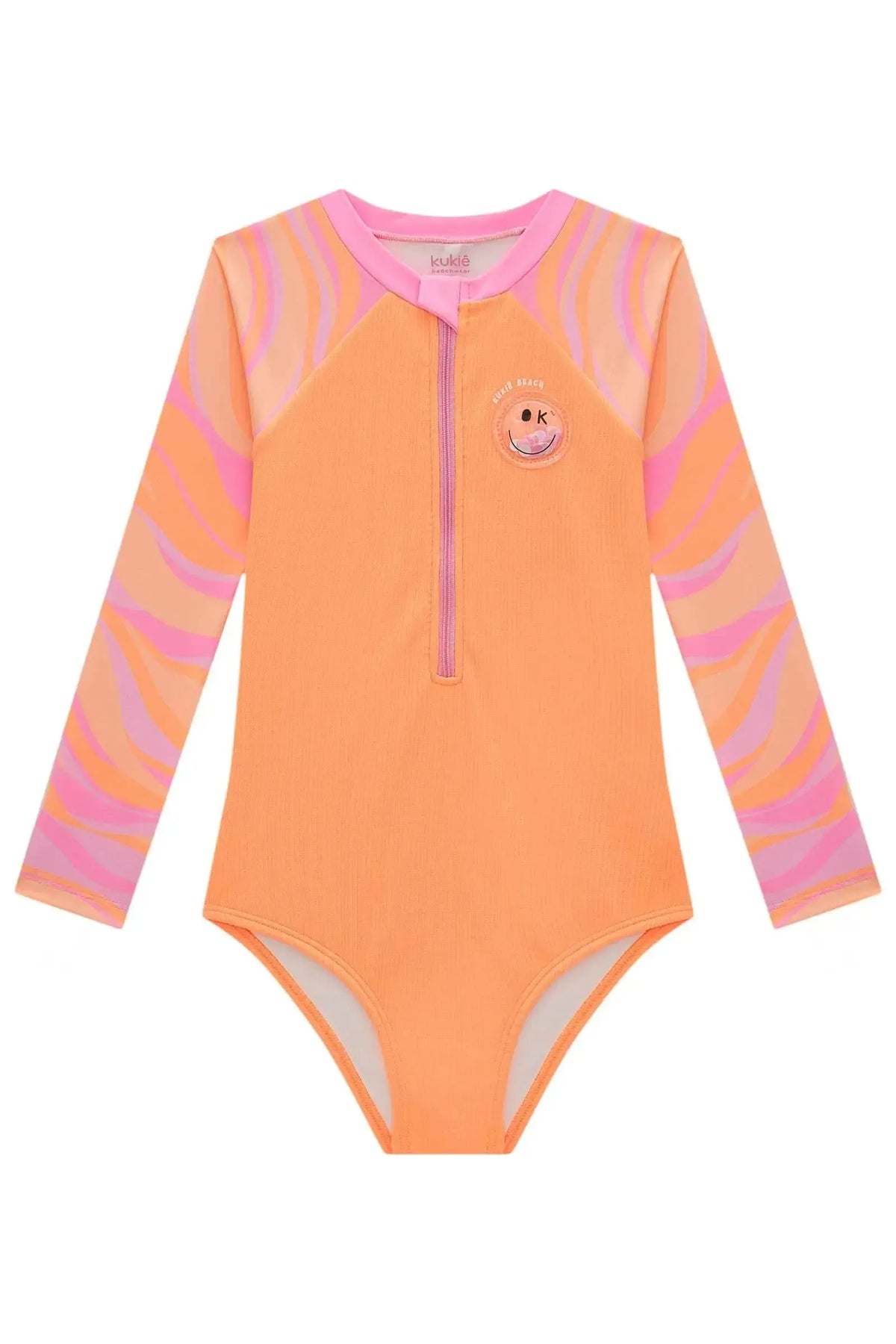 Maiô em Malha com Proteção UV50+ 99822 Kukiê Infantil Menina