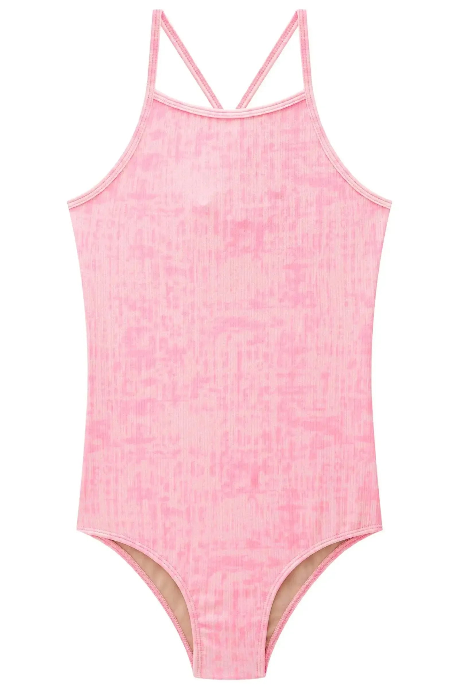 Maiô em Malha Jacquard Textura com Proteção UV Dry 50+ 85006 Lilimoon Teen Menina