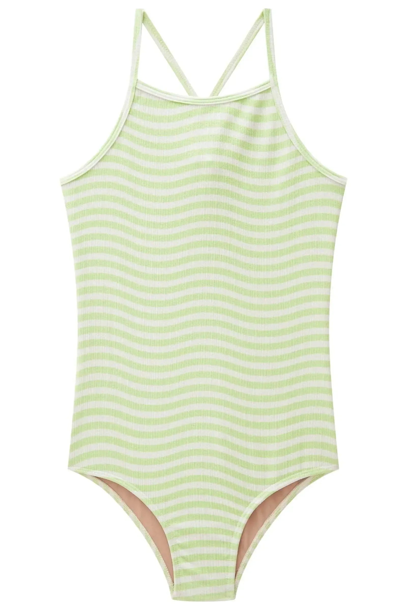 Maiô em Malha Jacquard Textura com Proteção UV Dry 50+ 85006 Lilimoon Teen Menina