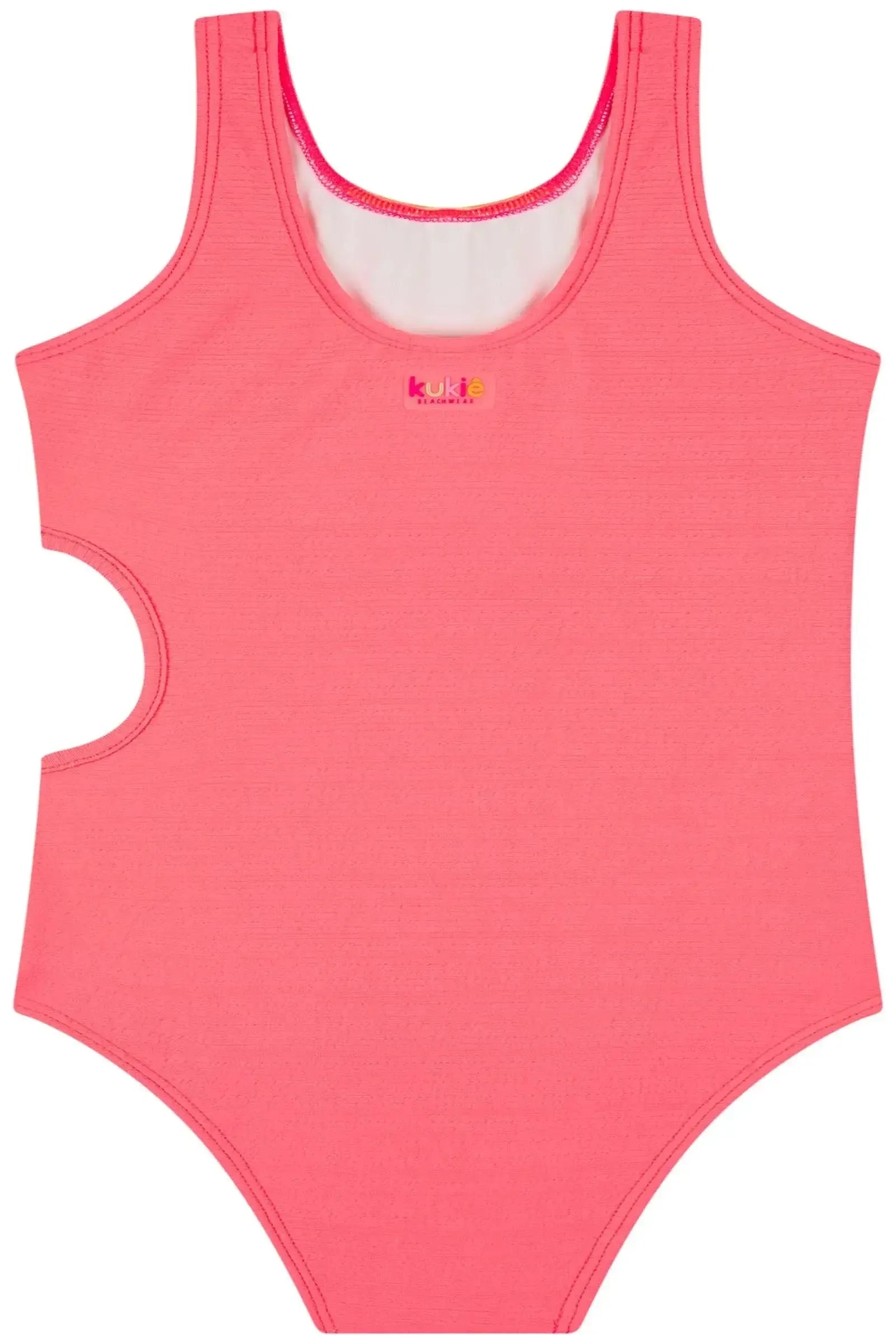 Maiô em Malha Jacquard Textura com Proteção UV50+ 83045 Kukiê Infantil Menina