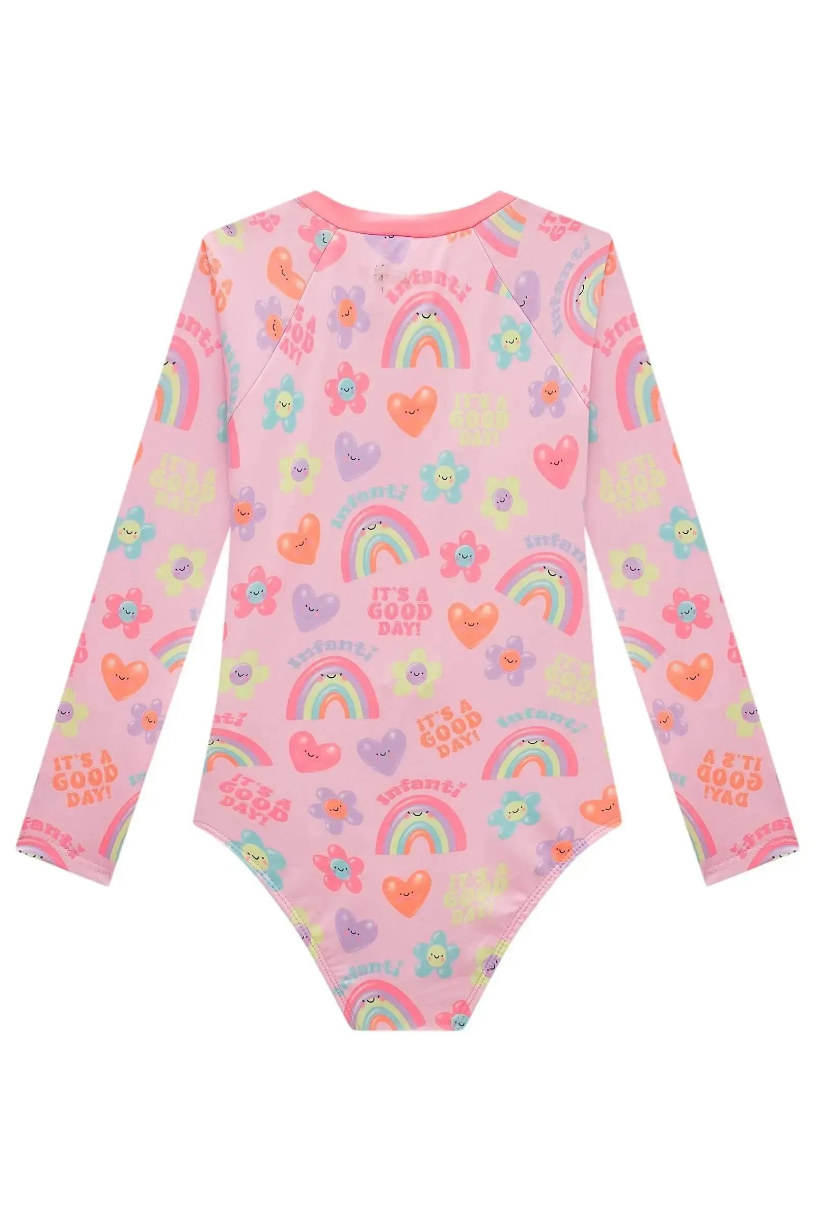 Maiô em Malha UV Dry com Proteção UV 50+ 93163 Infanti Infantil Menina