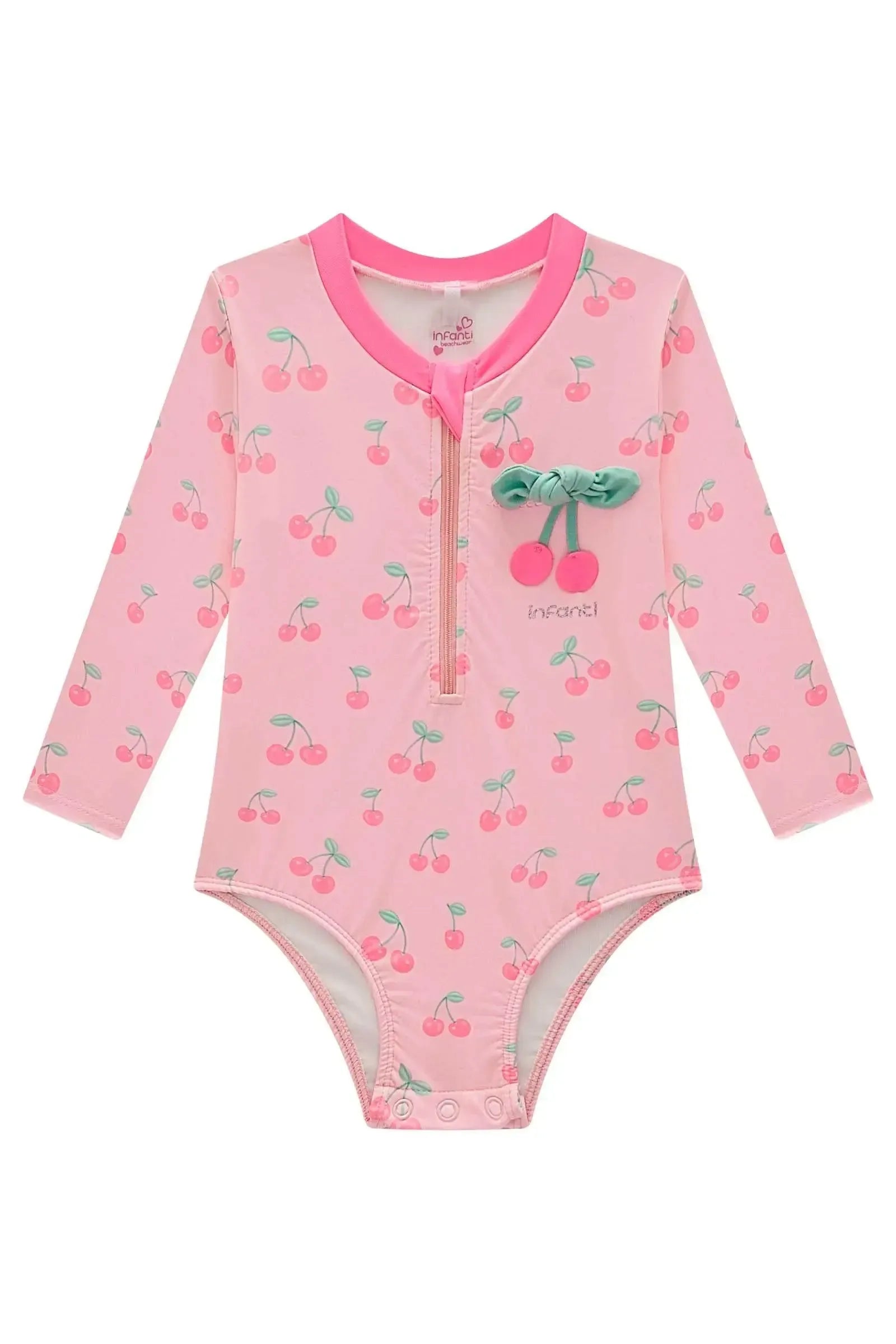 Maiô em Malha UV Dry com Proteção UV 50+ 95611 Infanti Infantil Menina