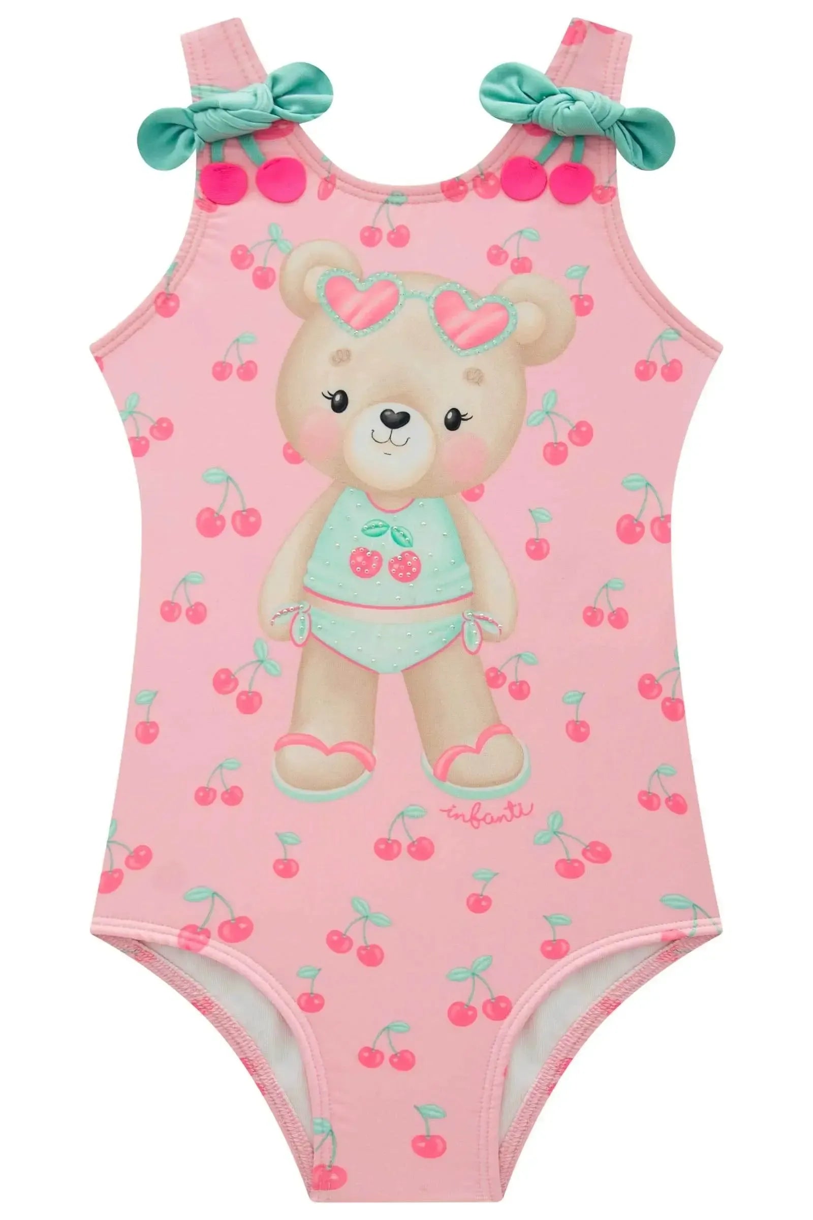 Maiô em Malha UV Dry com Proteção UV 50+ 95676 Infanti Infantil Menina