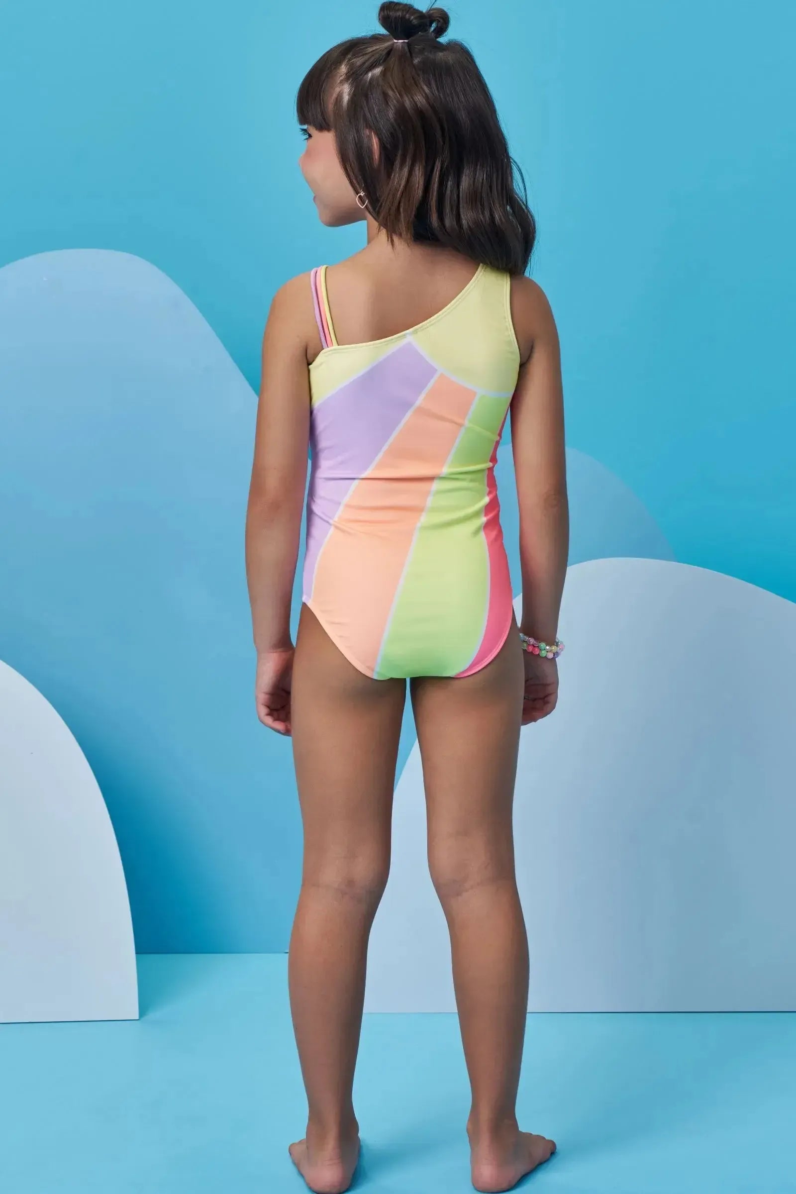 Maiô em Malha UV Dry com Proteção UV 50+ 98391 Infanti Infantil Menina