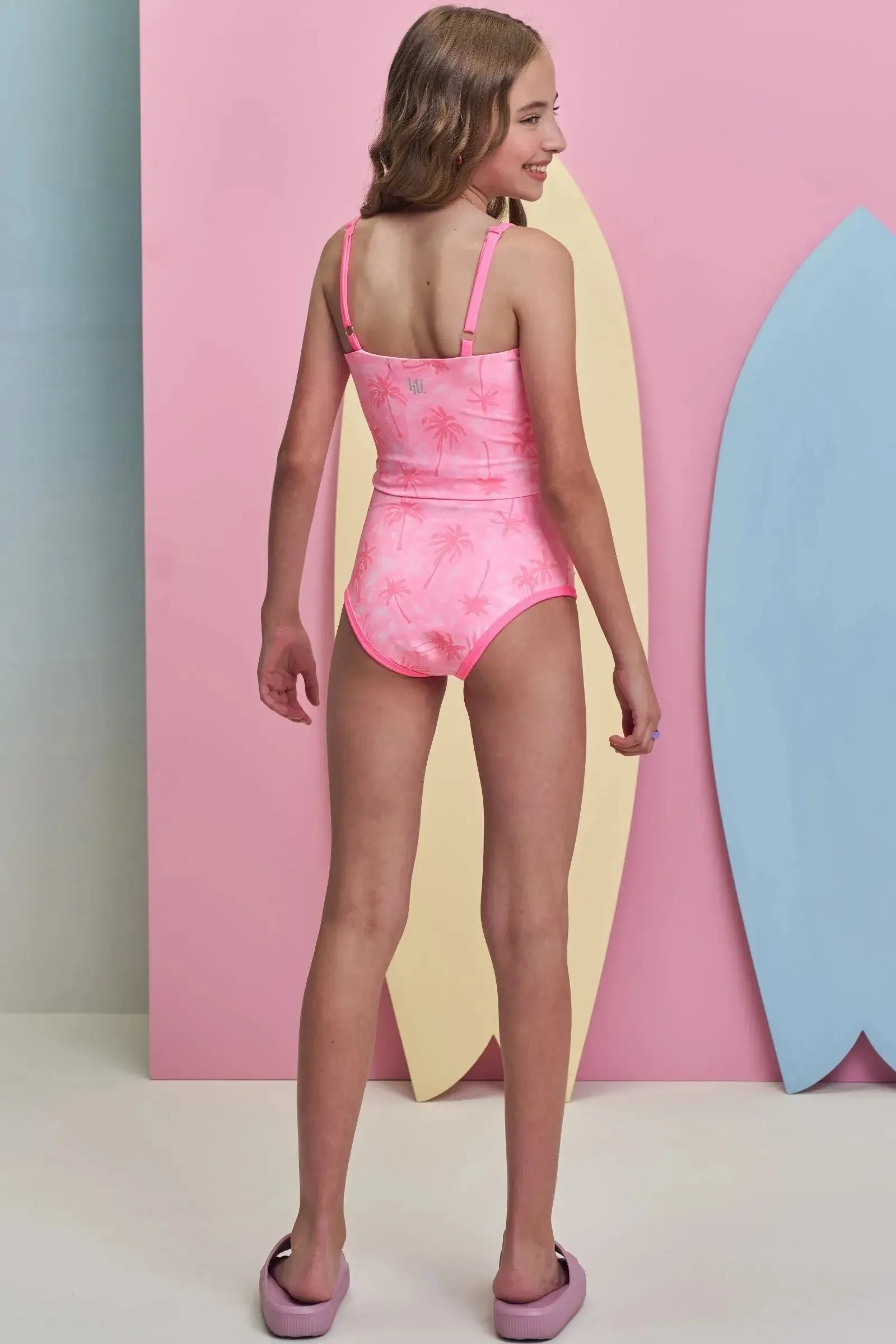 Maiô em Malha UV Dry com Proteção UV 50+ 99485 Lilimoon Teen Menina