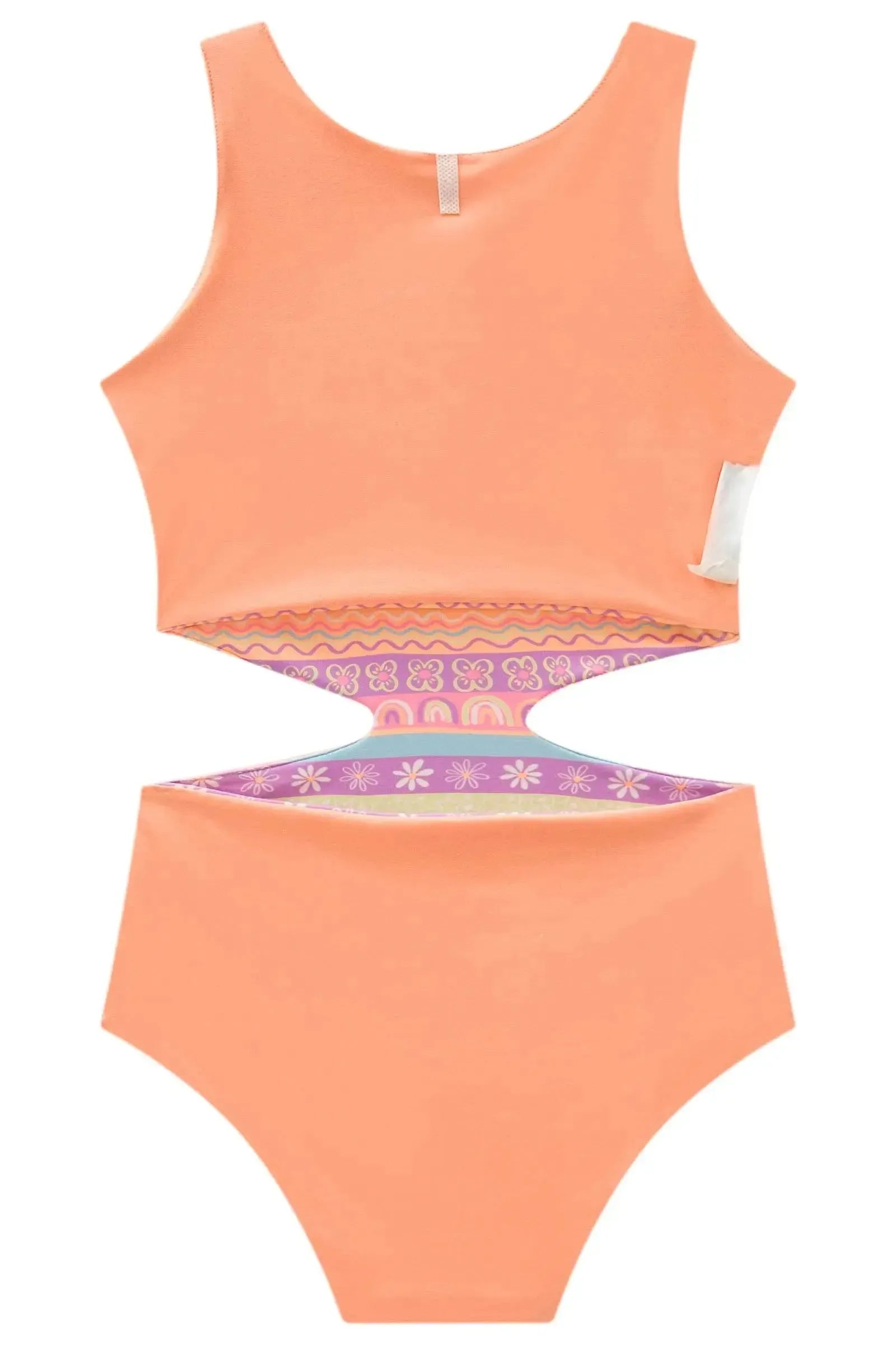 Maiô Reversível em Malha UV Dry com Proteção UV 50+ 95925 Infanti Infantil Menina