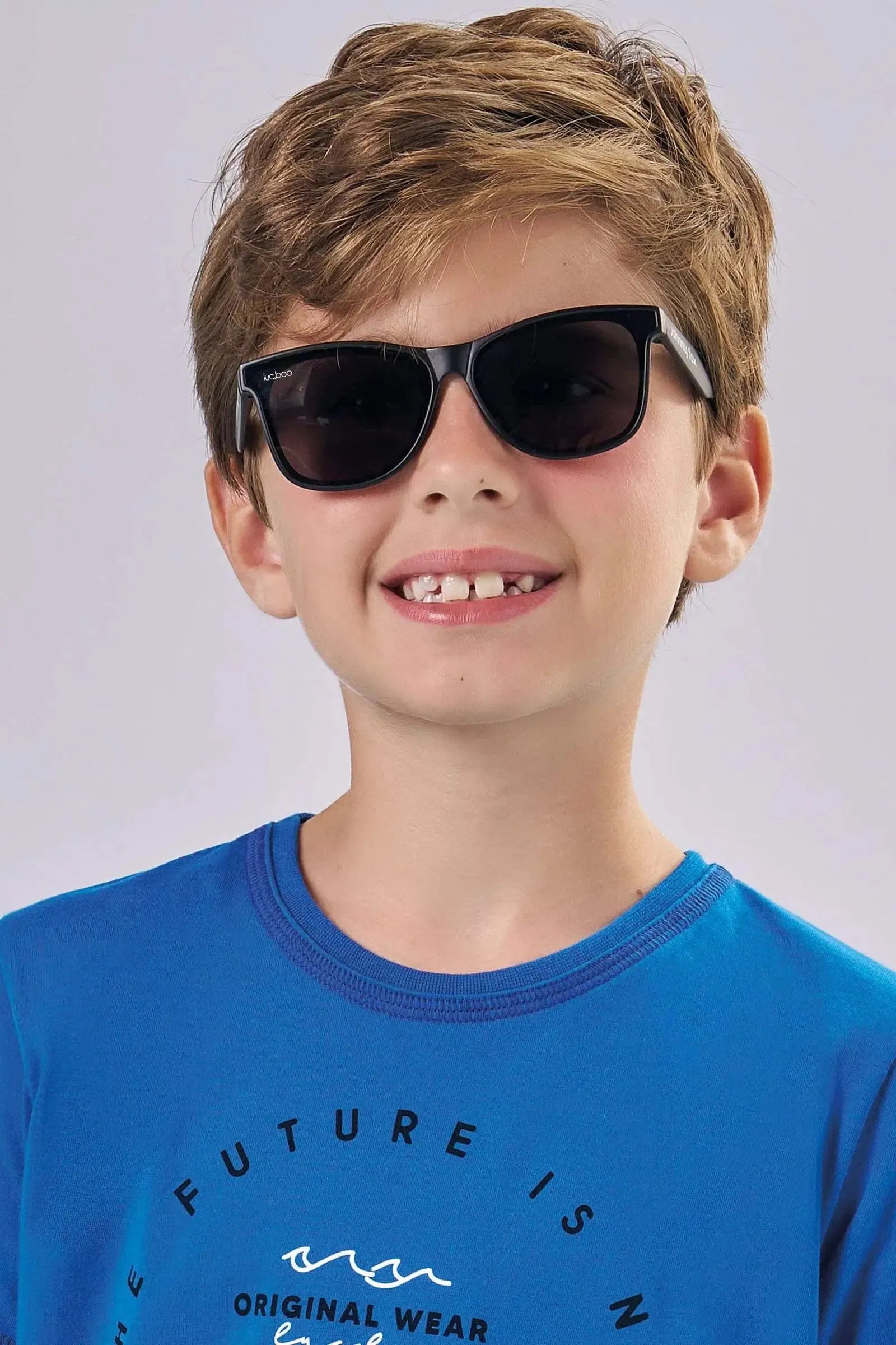 Óculos de Sol com Proteção UV (acompanha Caixinha e Estojo) 88501 LucBoo Infantil Menino