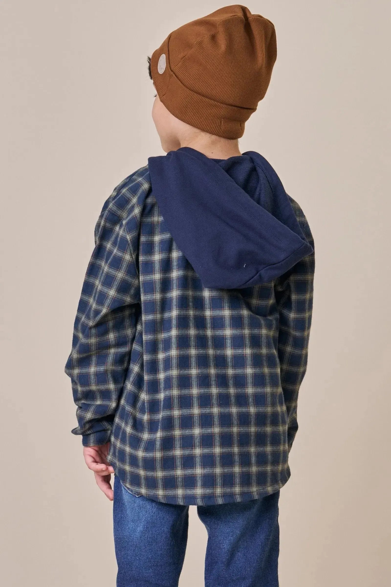 Overshirt em Flanela Xadrez 89725 LucBoo Infantil Menino