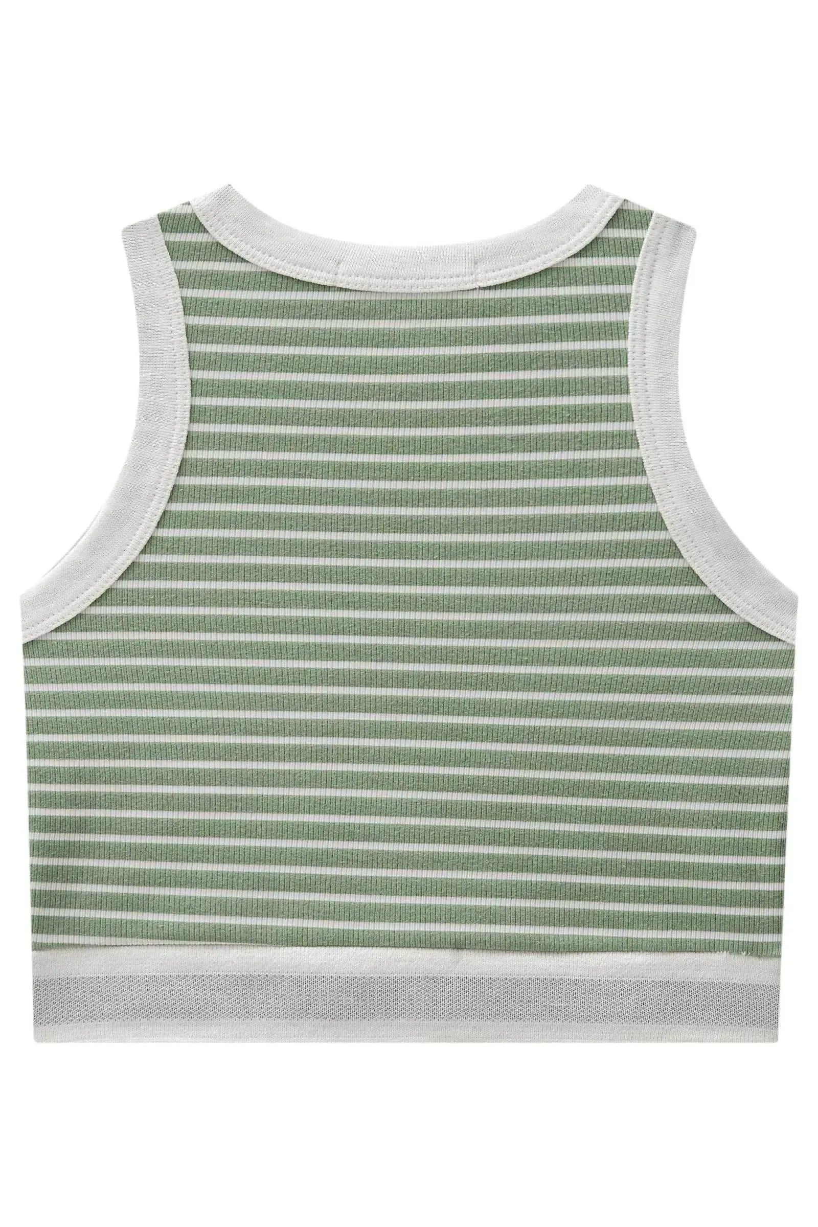 Regata Cropped em Canelado Stripes 82903 Lilimoon Teen Menina