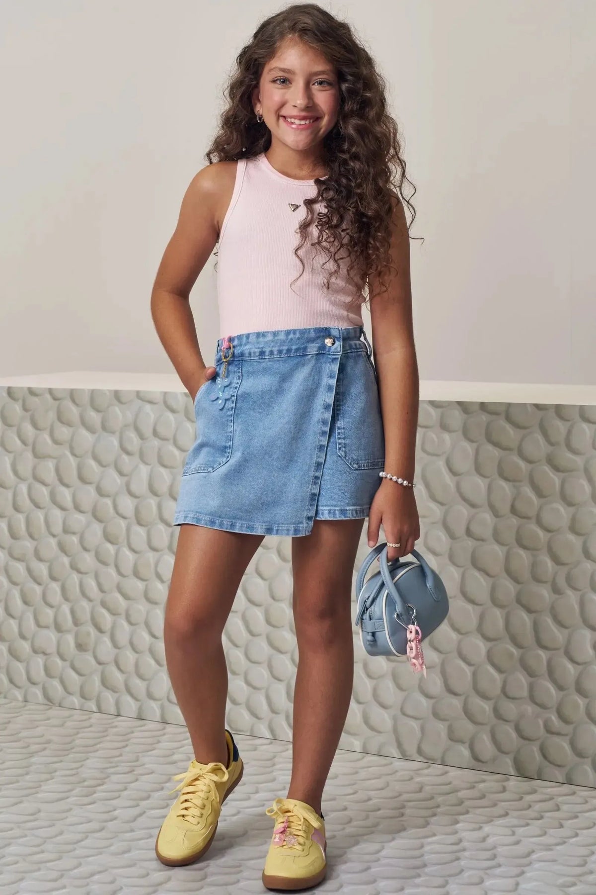 Regata em Canelado Liz 98023 Lilimoon Teen Menina