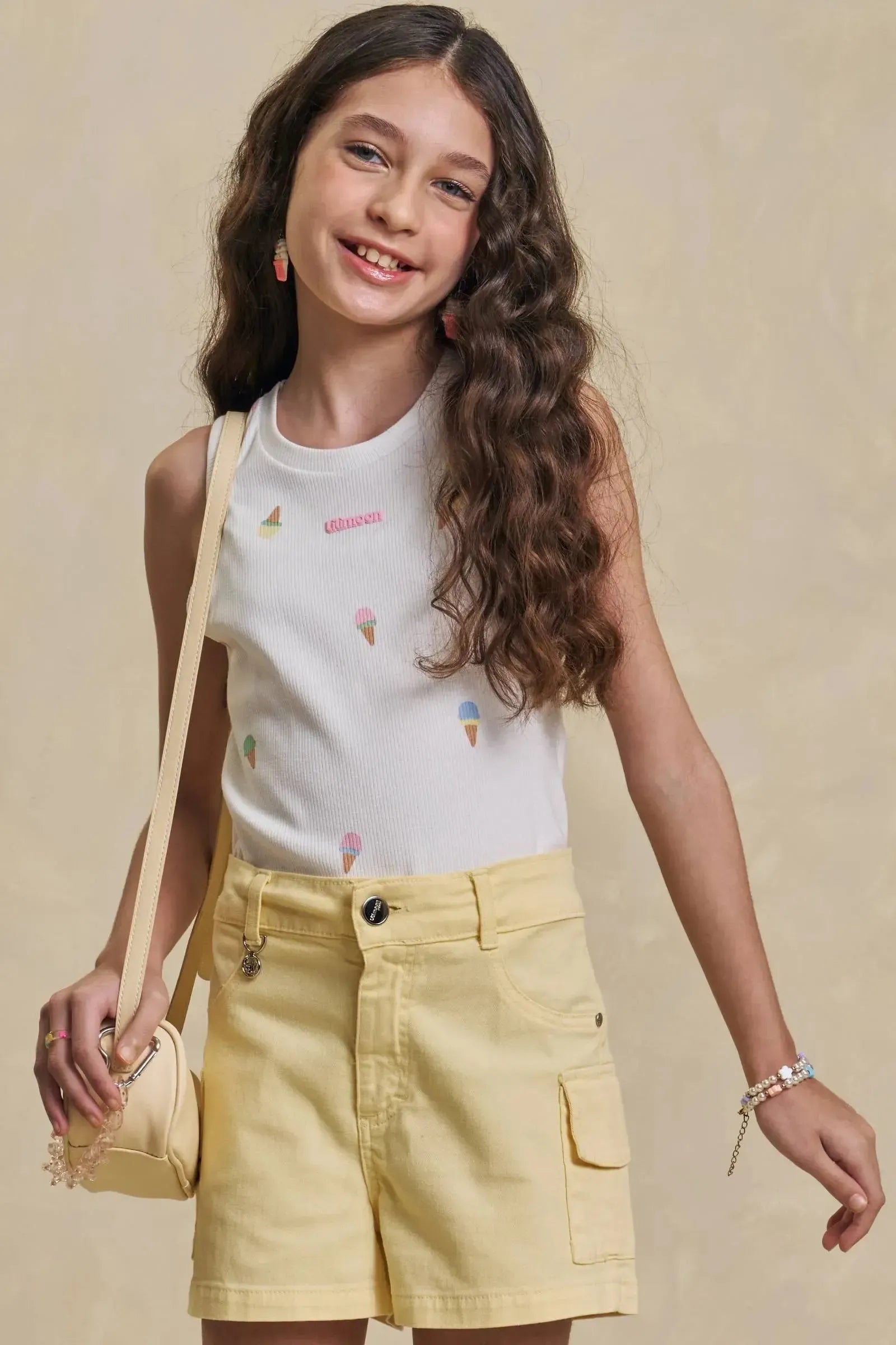 Regata em Canelado Liz 95229 Lilimoon Teen Menina