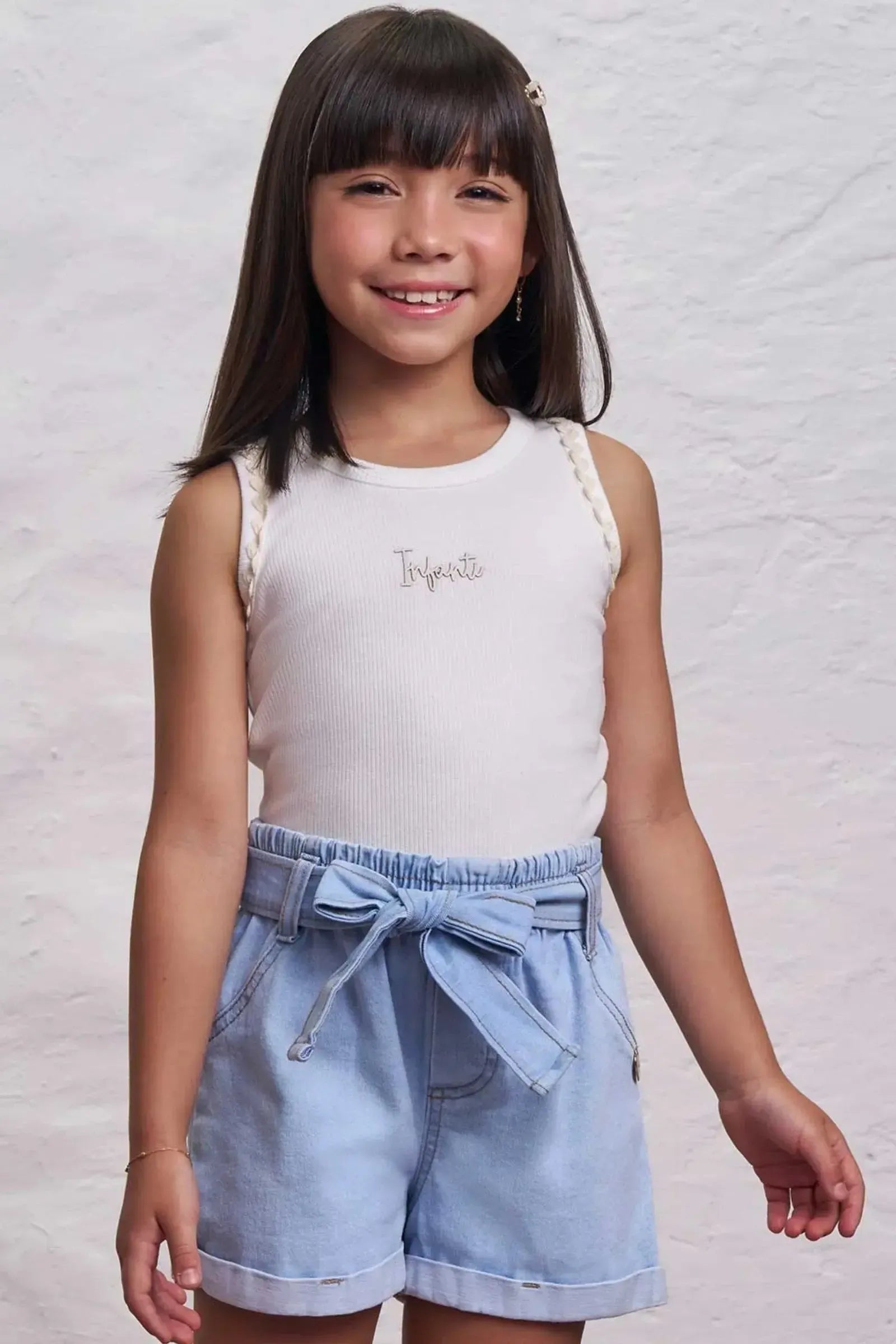 Regata em Canelado Liz 98778 Infanti Infantil Menina