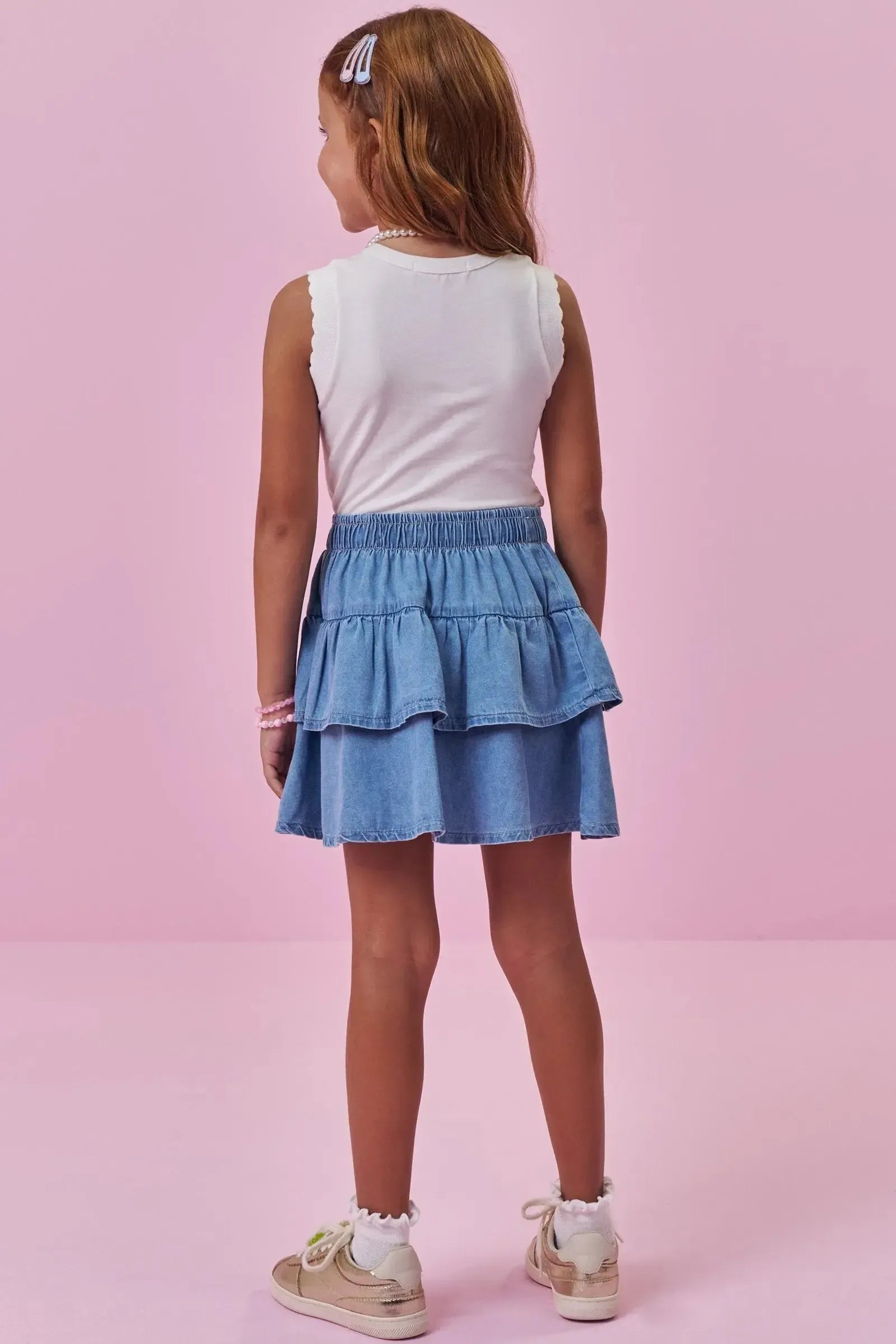 Regata em Cotton 98438 Kukiê Infantil Menina