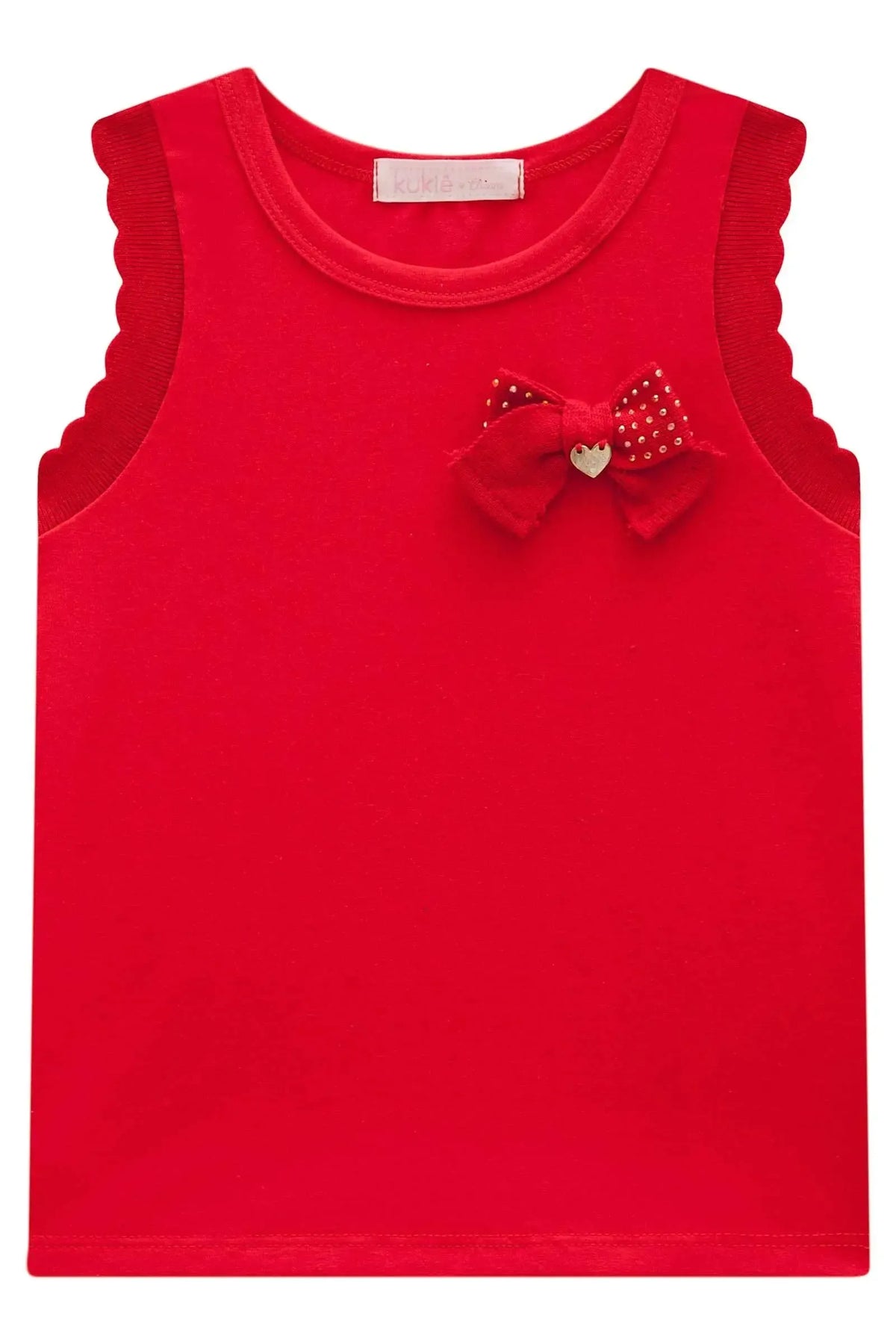 Regata em Cotton 98438 Kukiê Infantil Menina