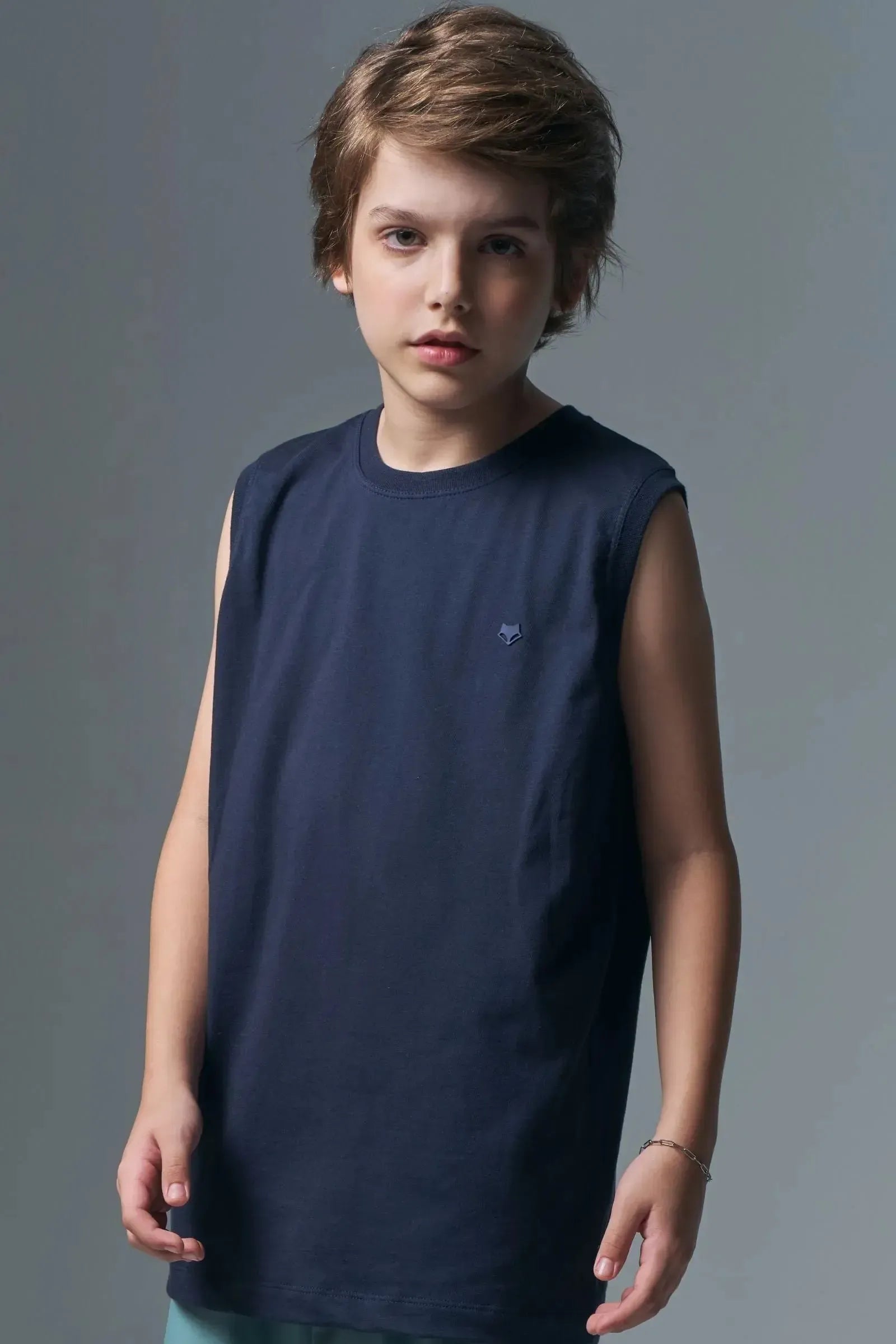 Regata em Meia Malha 94460 Johnny Fox Teen Menino