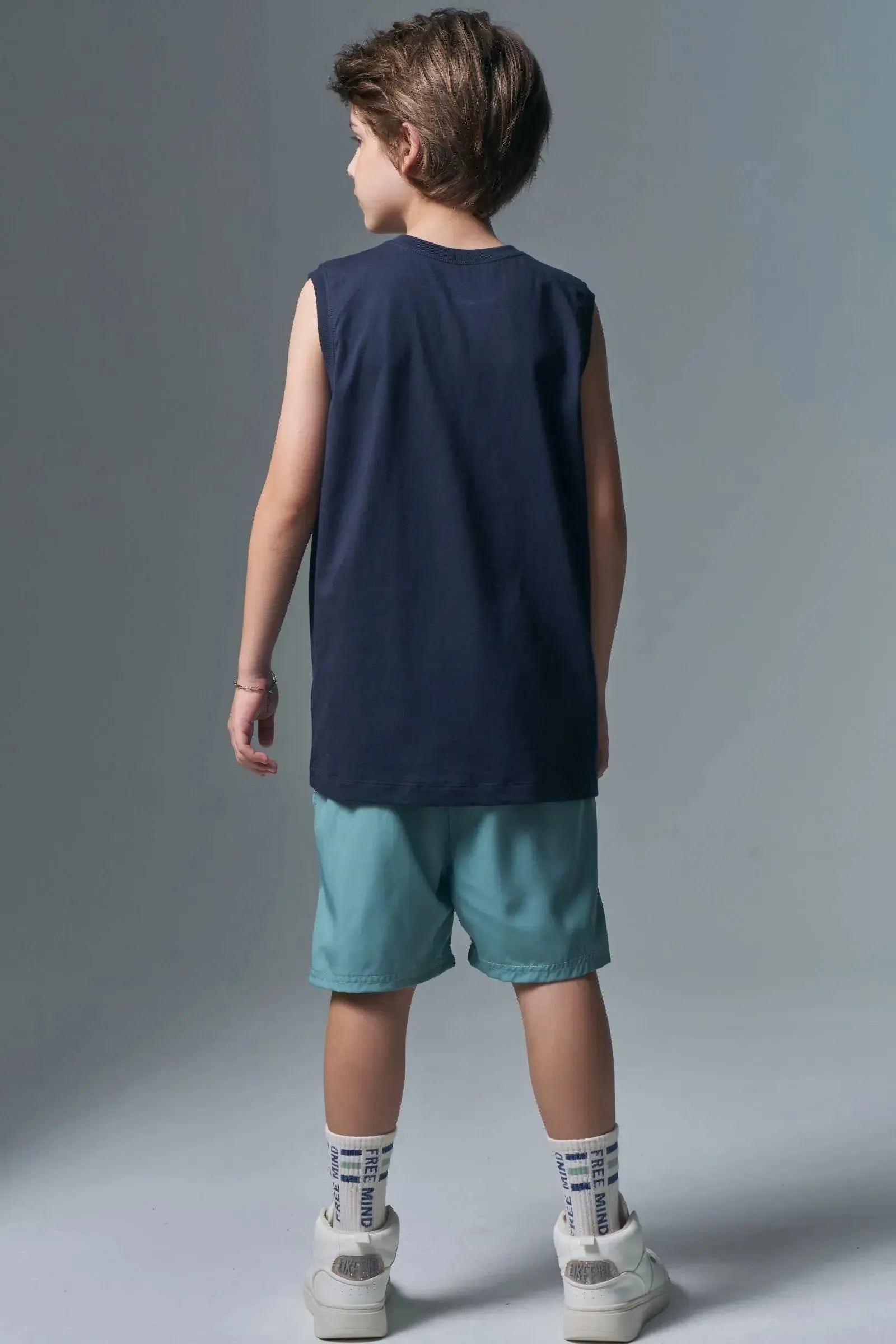 Regata em Meia Malha 94460 Johnny Fox Teen Menino