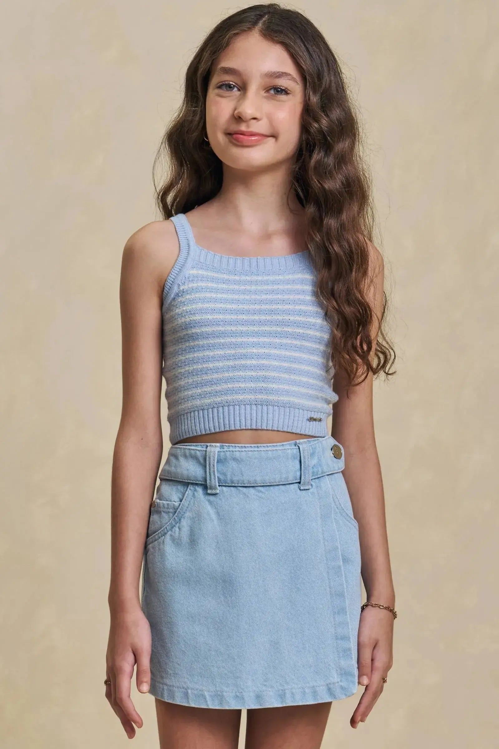 Regata em Tricô Prime 94626 Lilimoon Teen Menina