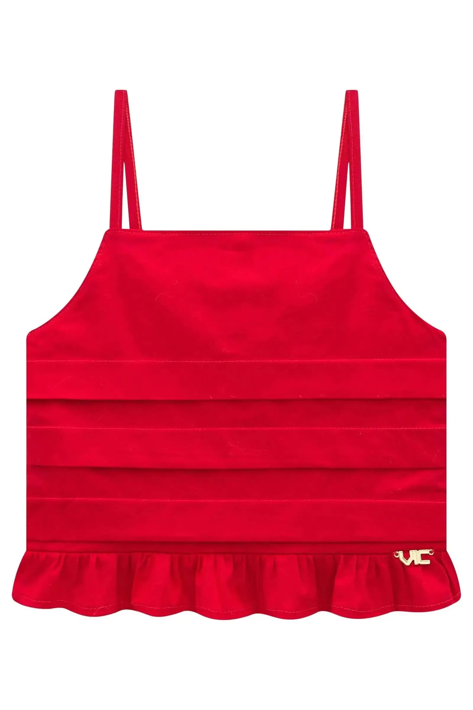 Regata em Tricoline com Elastano 98914 Vic Teen Menina