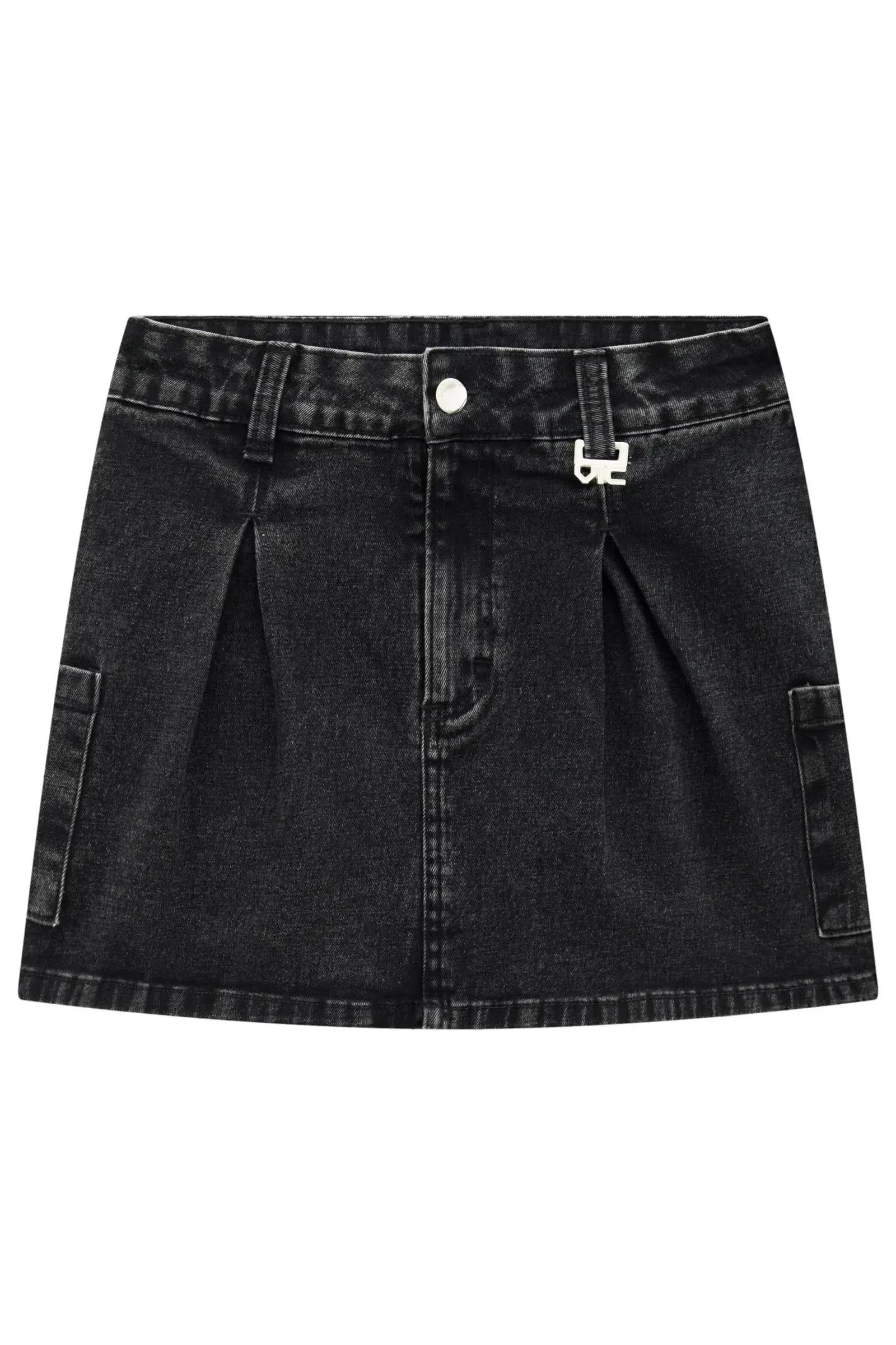 Saia Cargo em Jeans com Elastano 95637 Vic&Vicky Teen Menina